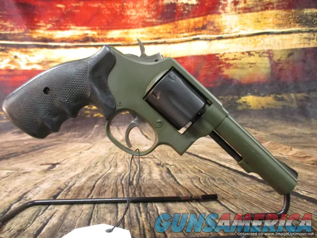 Smith & Wesson Model 10 DASA revolver, 38 Special, 4" OD Green Used