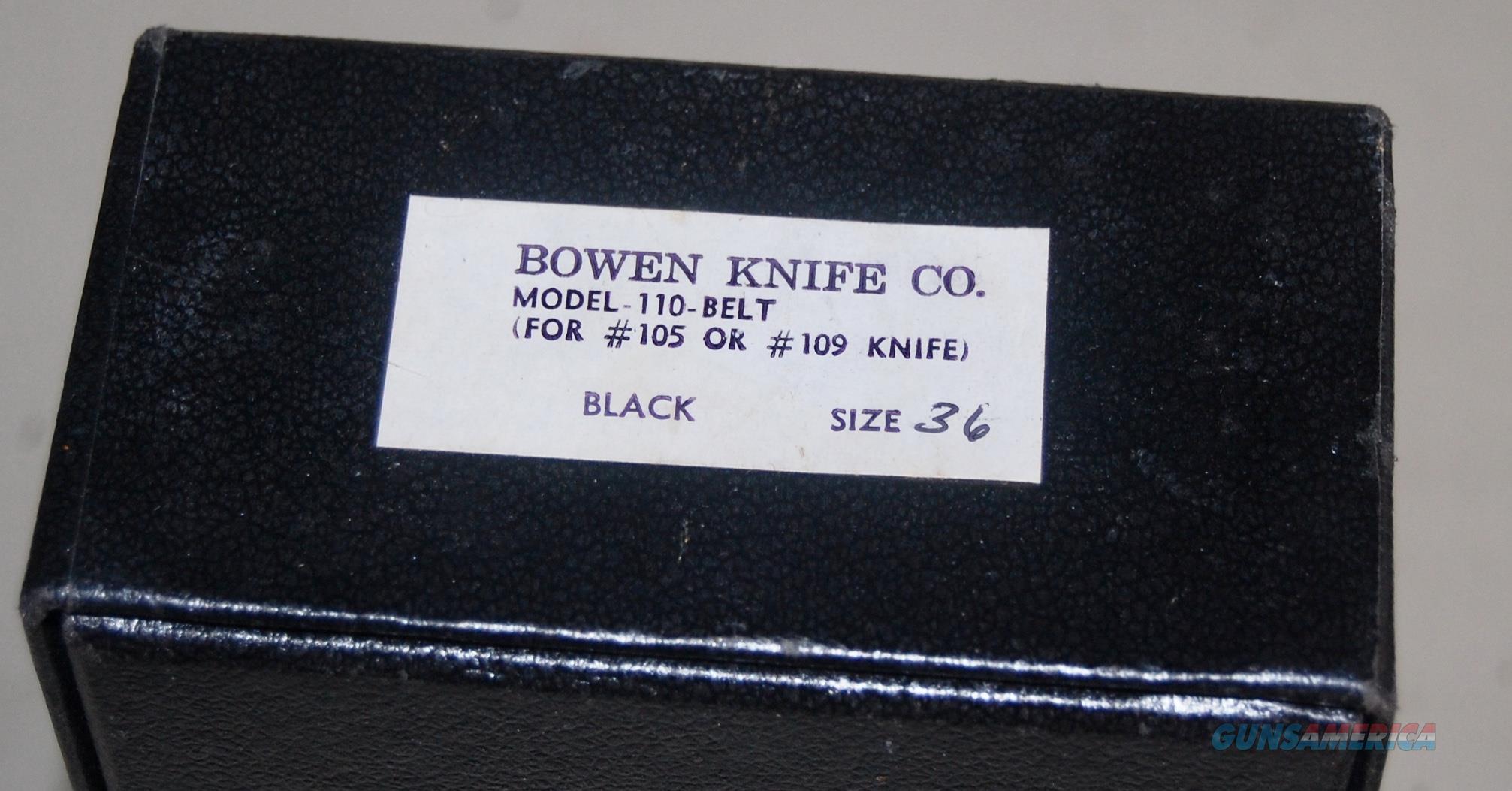 Bowen Belt Buckle Knife for sale