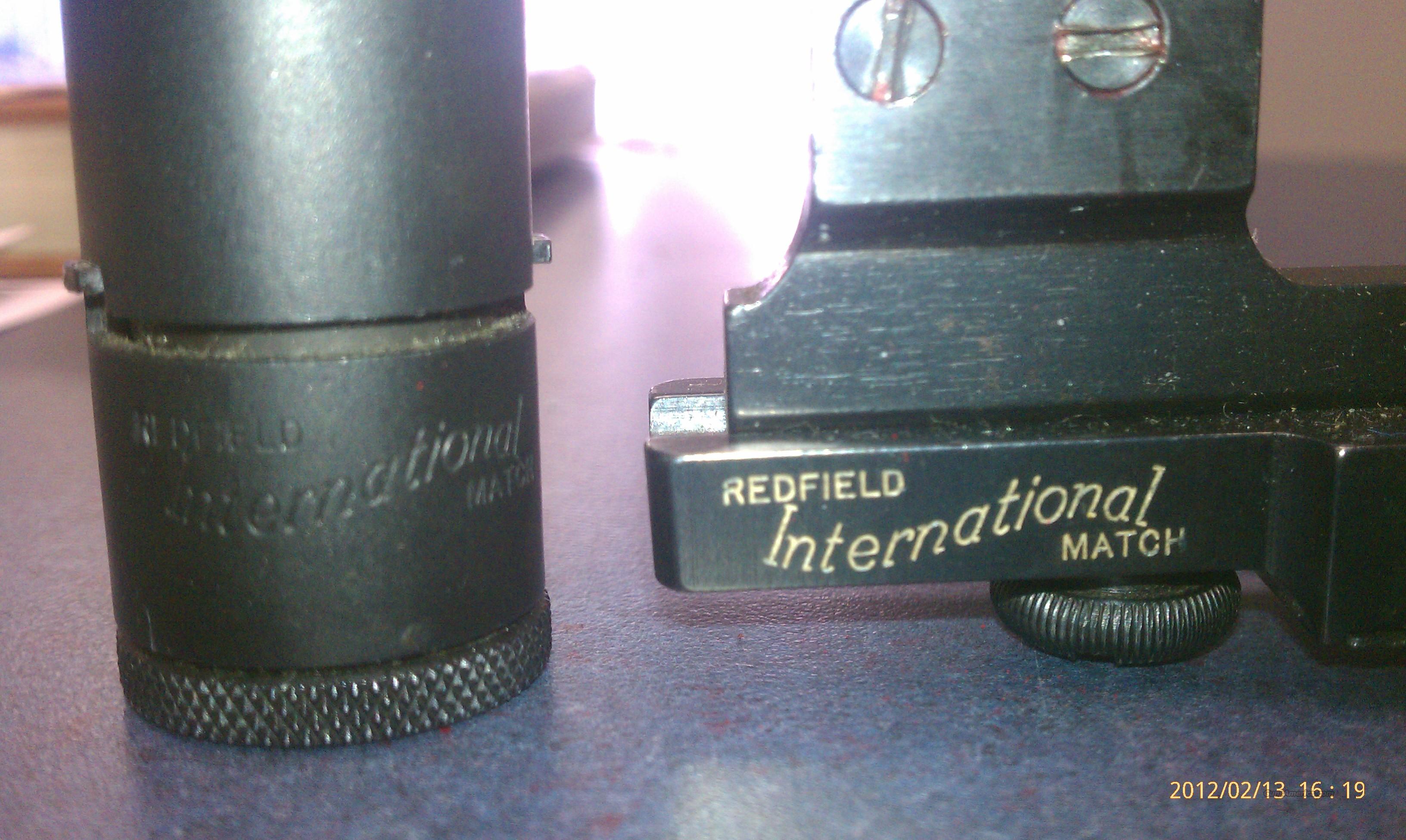 REDFIELD INTERNATIONAL MATCH SIGHTS