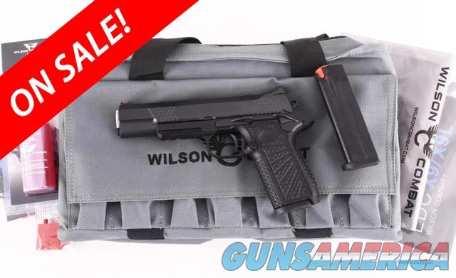 Wilson Combat 9mm - SFX9 HC 5" 15-RD, DLC SLIDE, RAIL, vintage firearms inc