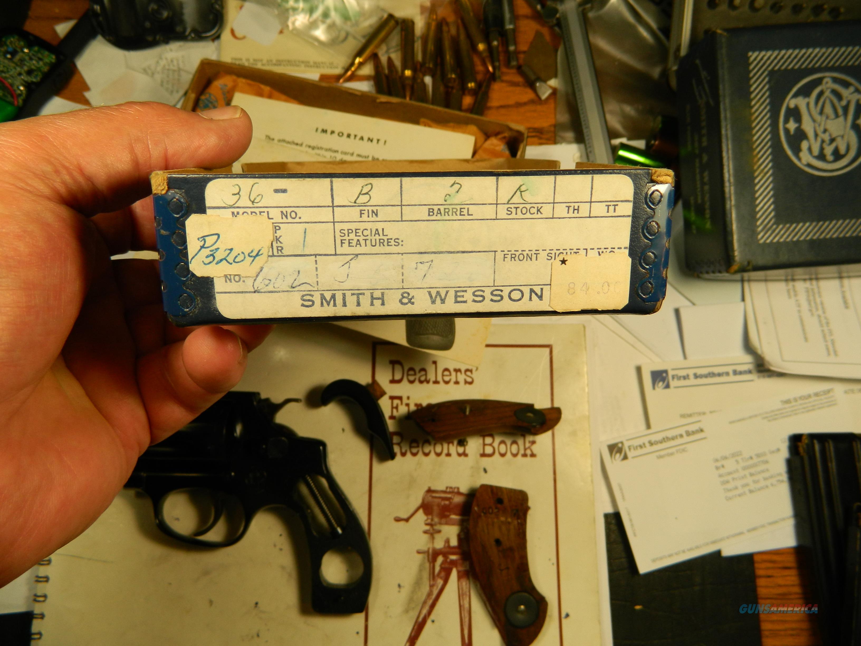 Smith Wesson model 36 38spl for sale at 914073060
