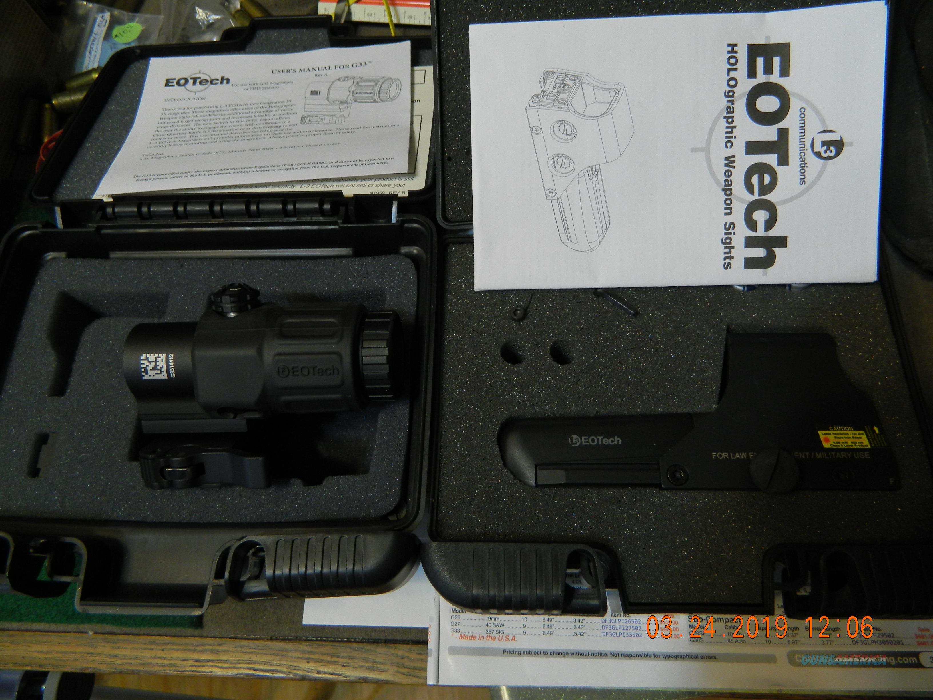 EOTECH 512.A65 w/ G33 magnifier for sale at 931089404