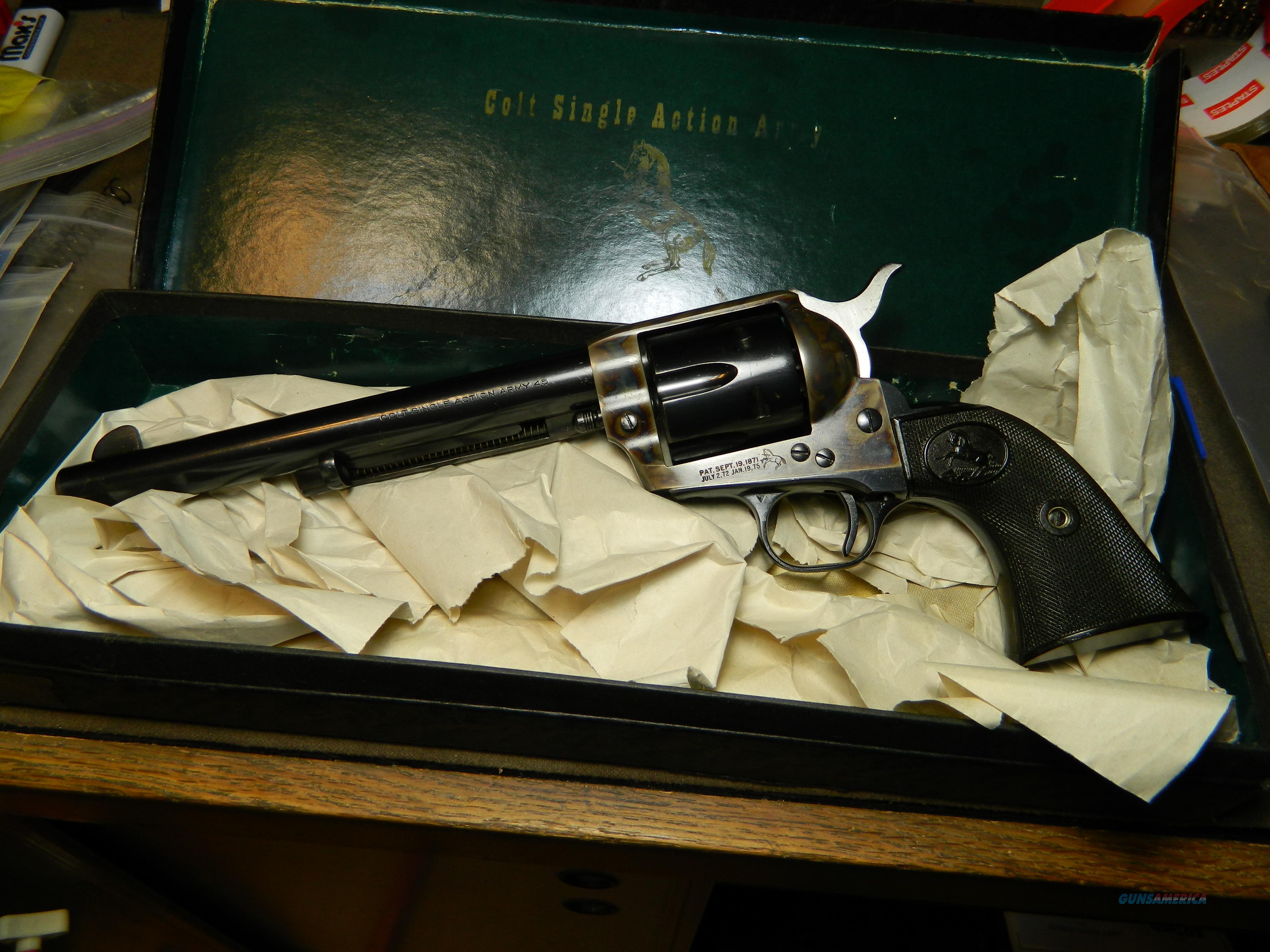 Colt SAA 2nd gen 1958 w/ box for sale at 970001477