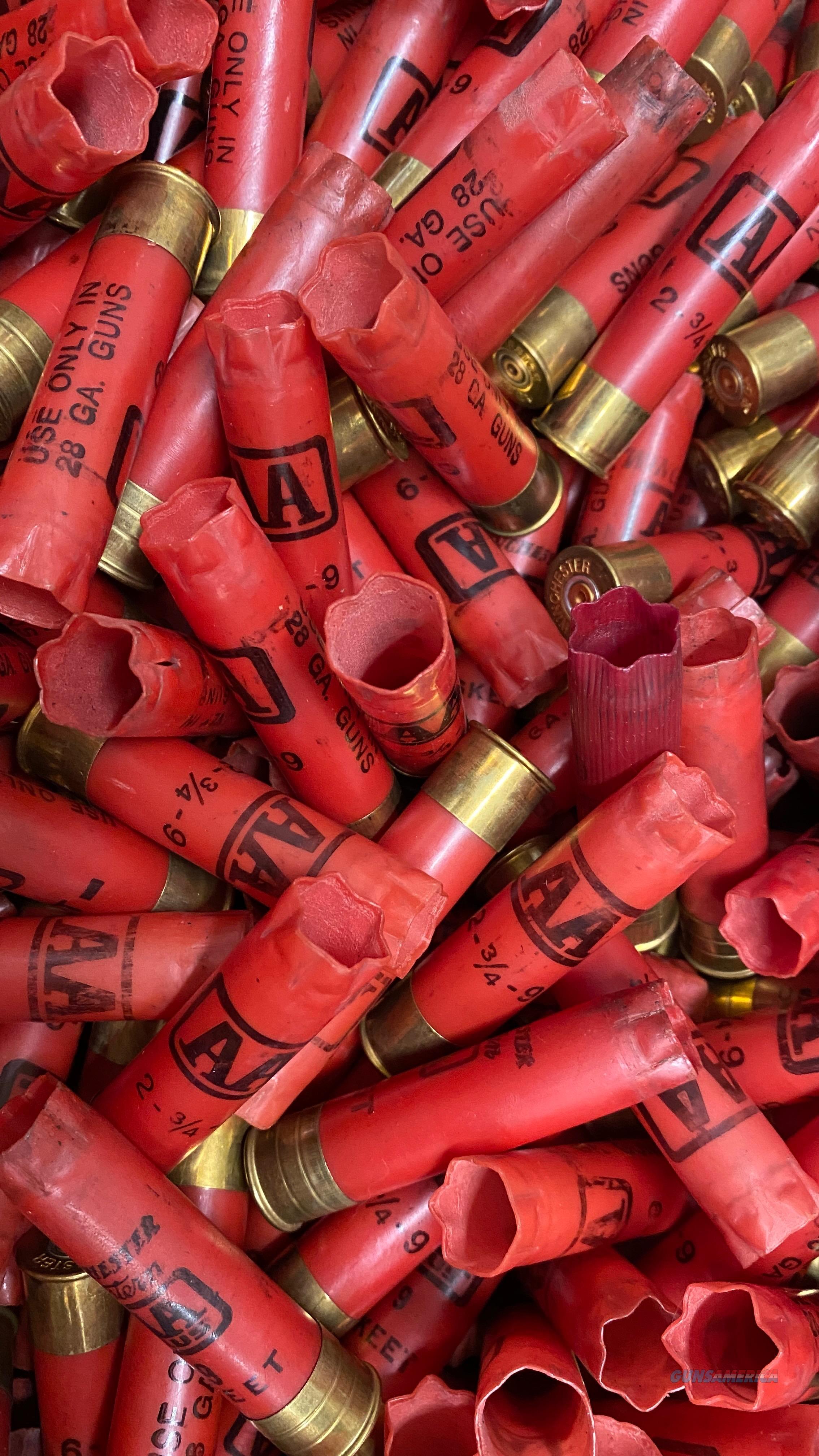 WINCHESTER 28 GA AA ONCE FIRED HULL... for sale at