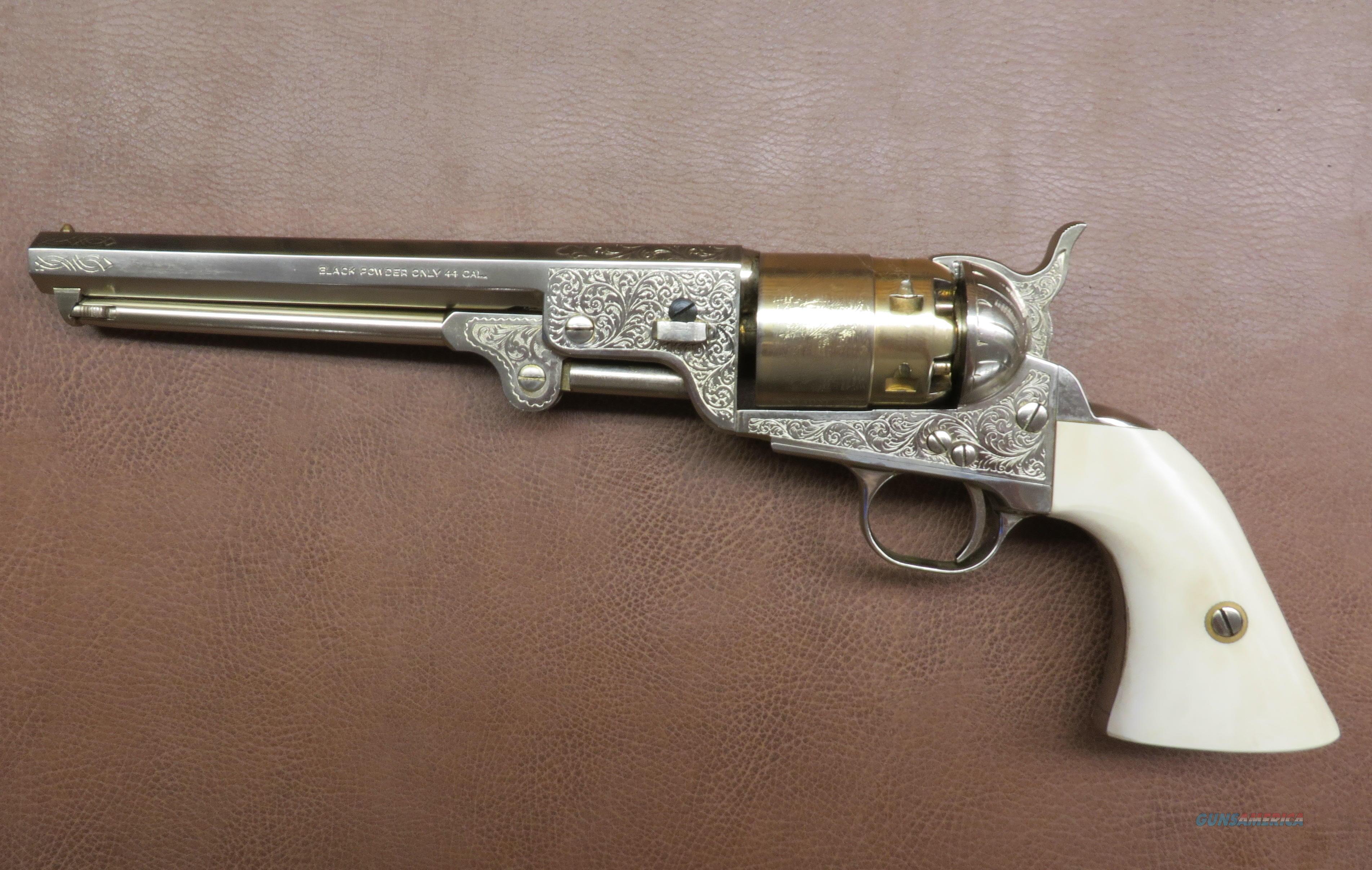 Pietta Engraved Cap & Ball Revolver... for sale at