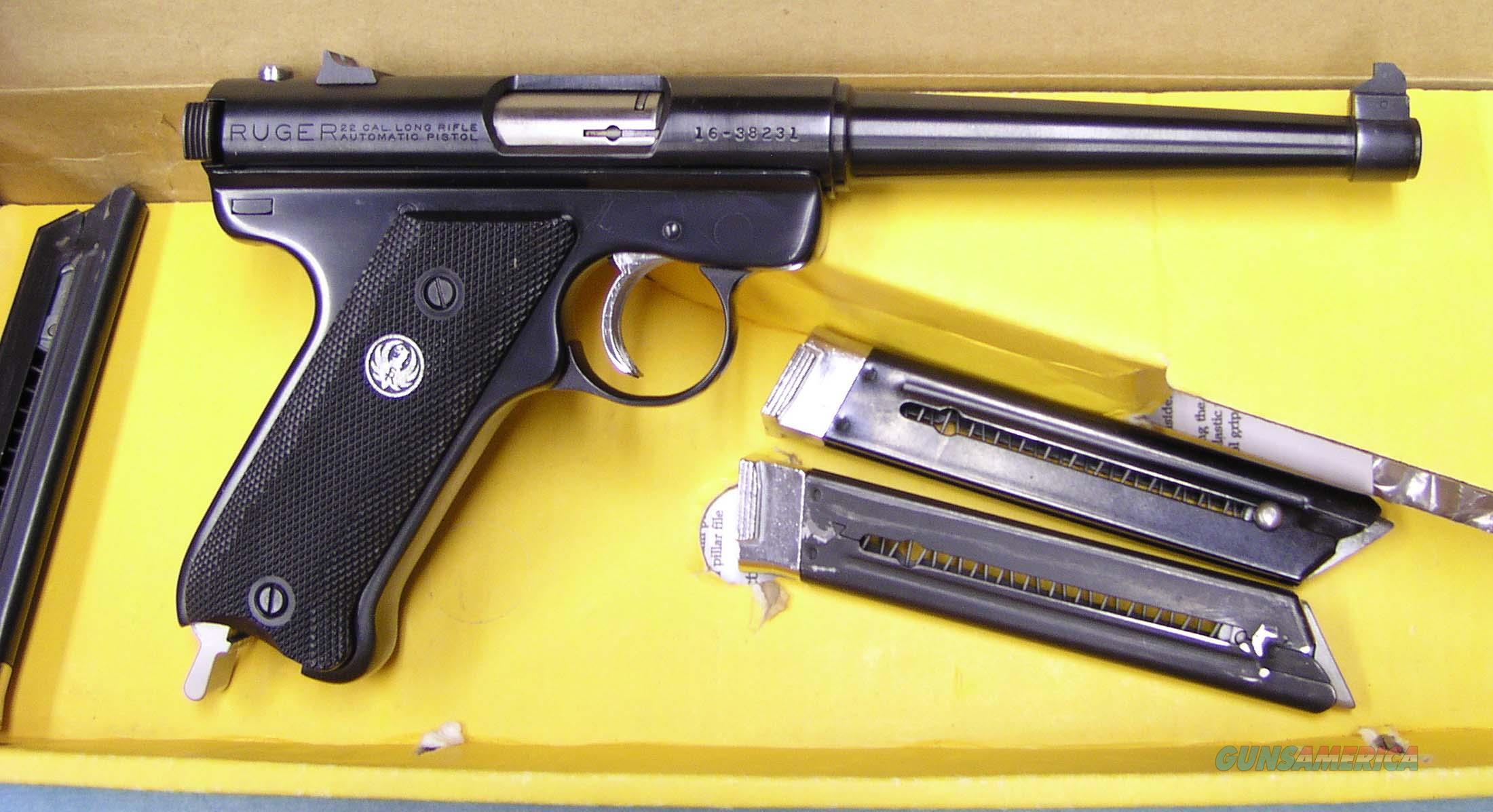 EXCELLENT RUGER MK. 1 PISTOL WITH I... for sale at