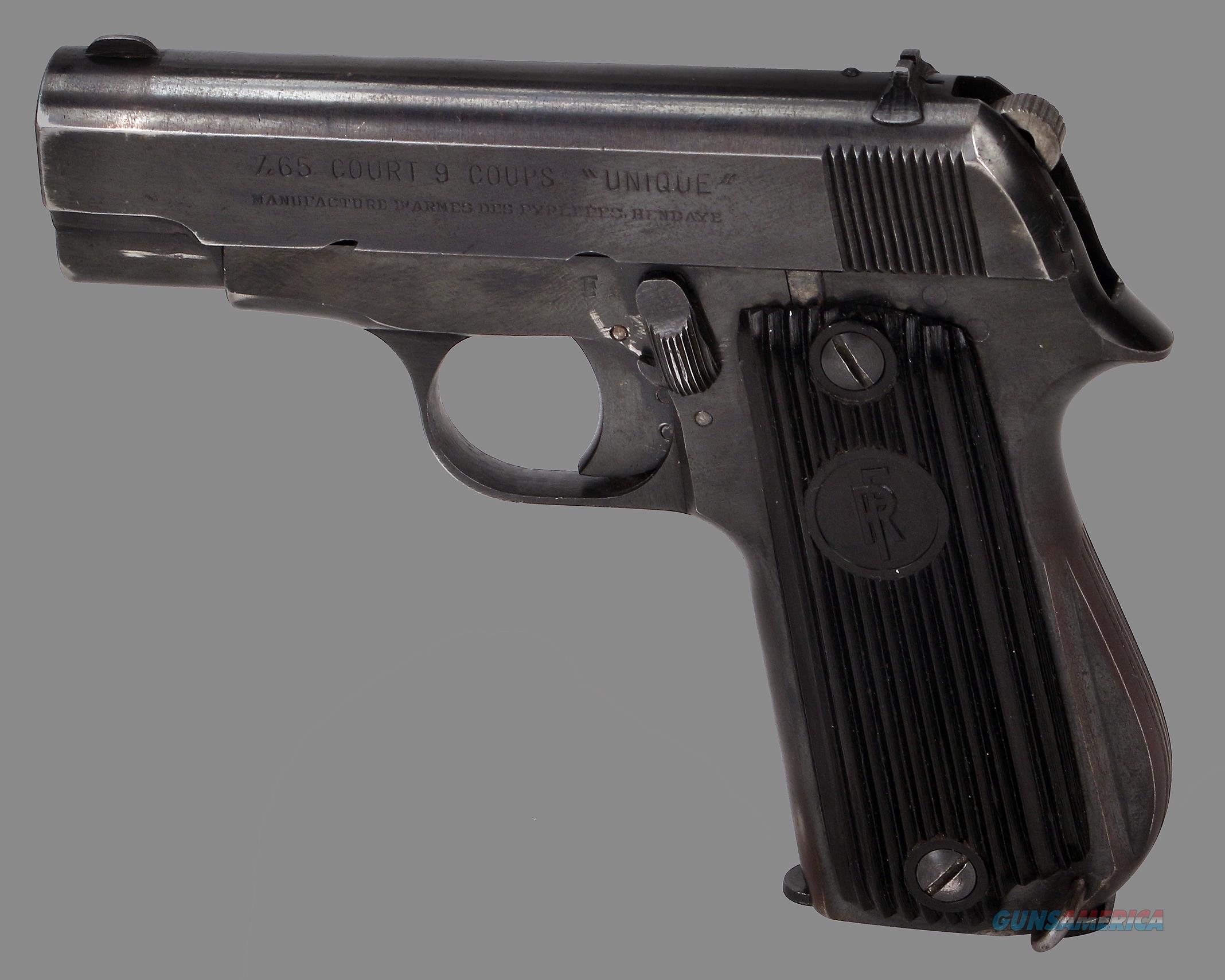 D'Armes 32acp Unique French Pistol for sale at 991297845