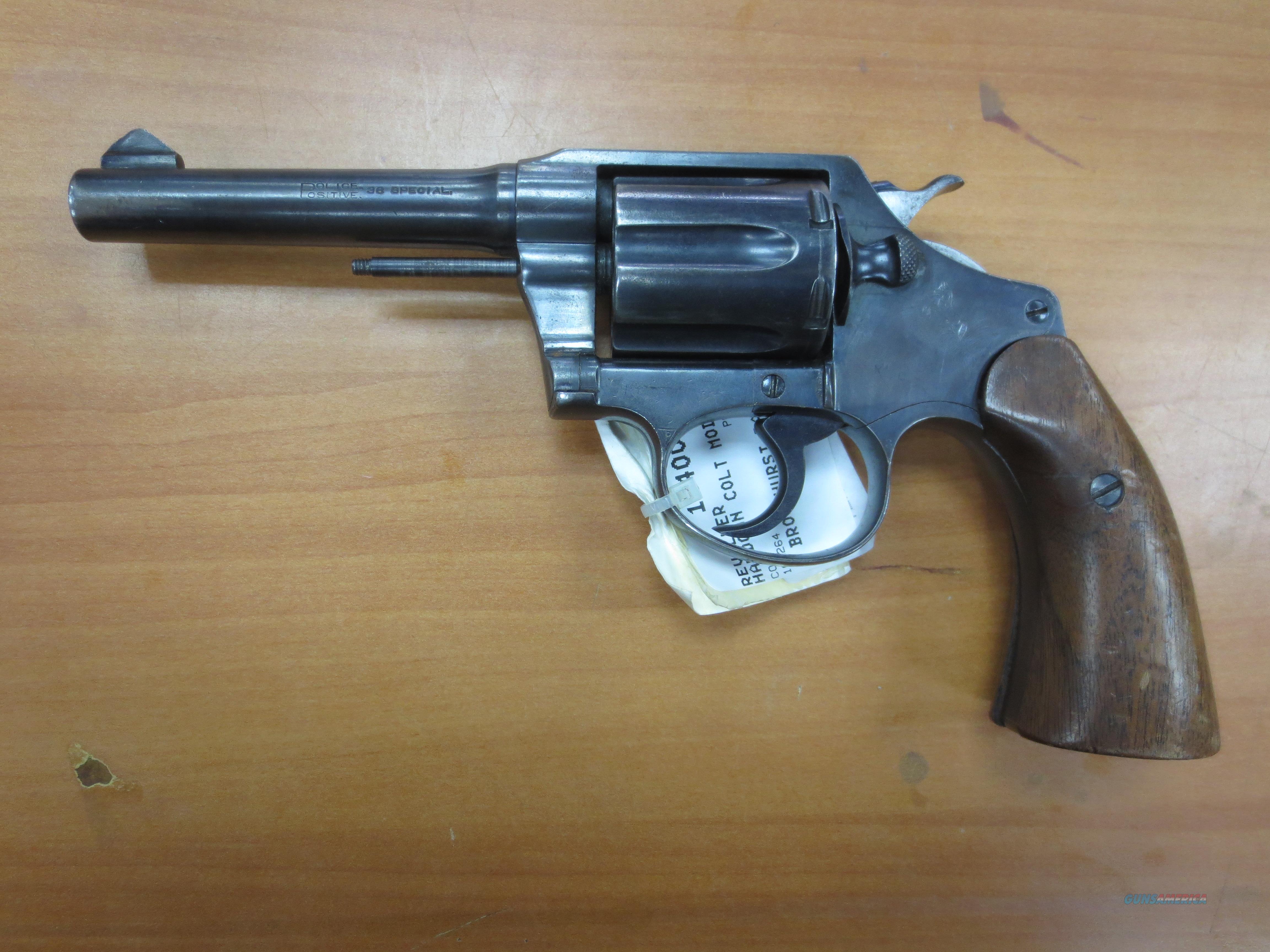 Colt Mod Police Positive 38 Special Cal 4 Ba For Sale
