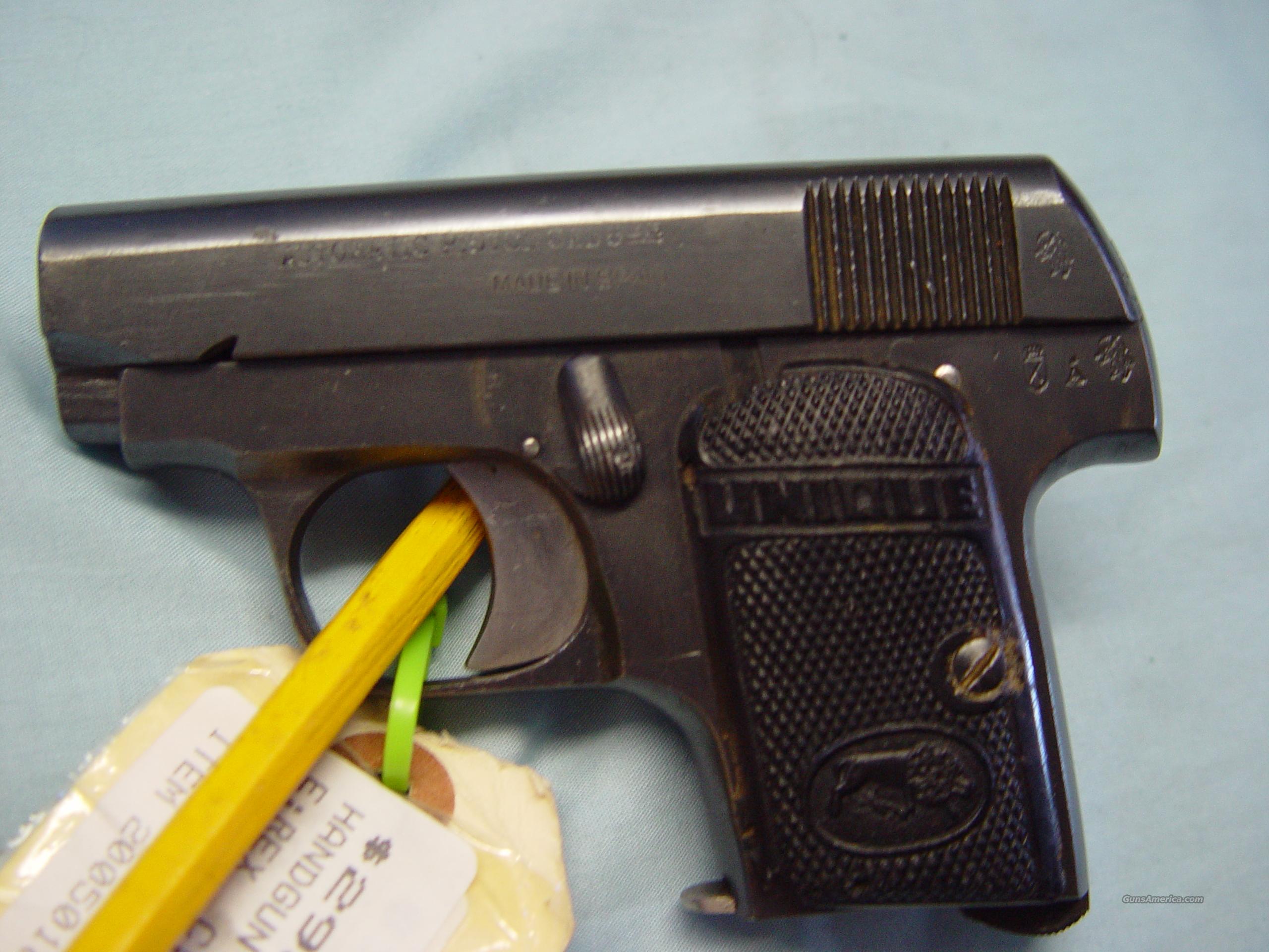 Unique 25 cal pocket pistol (SPAIN)... for sale at