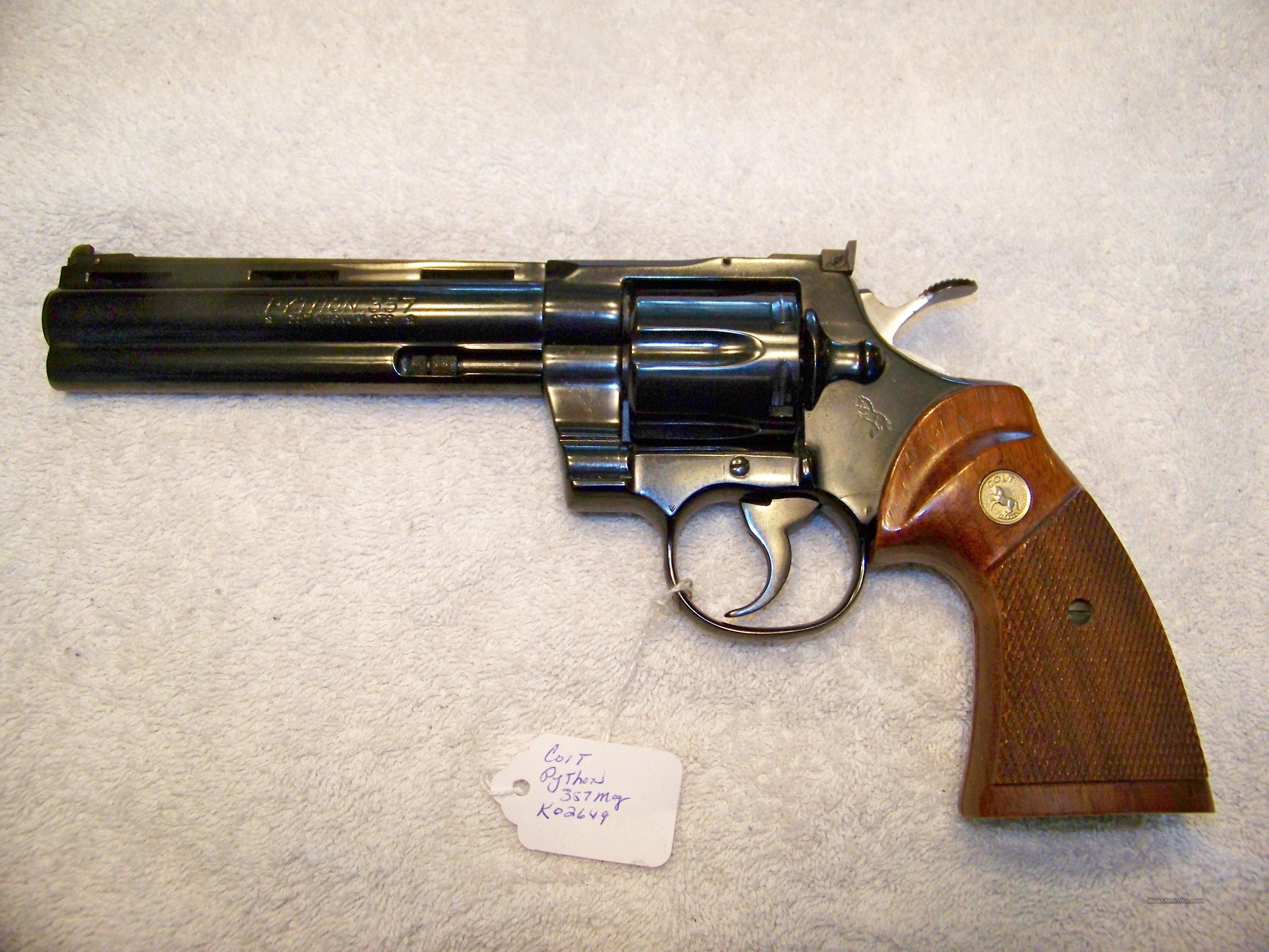 COLT PYTHON BLUE 6