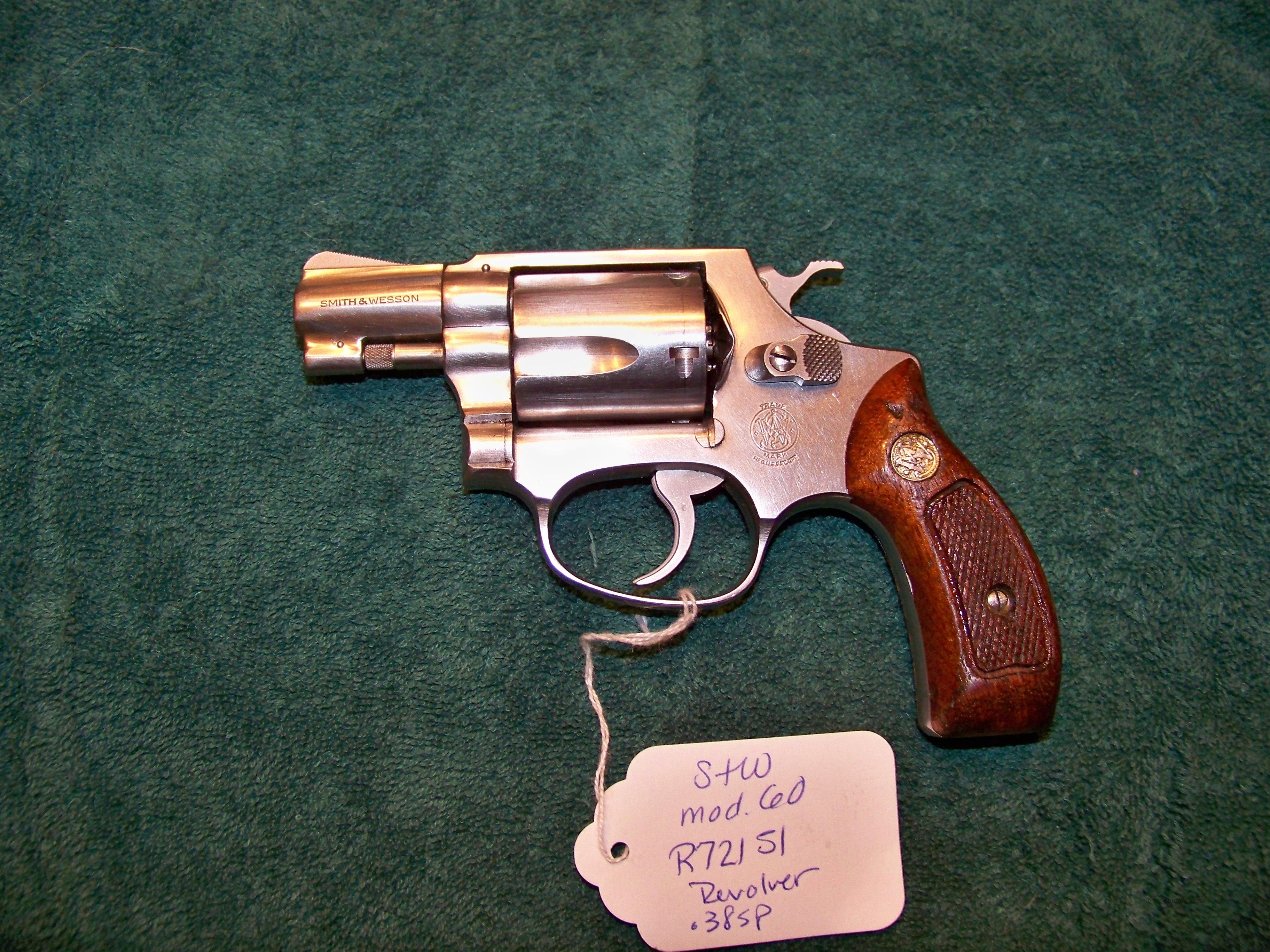 SMITH & WESSON MODEL 60 NO DASH for sale at 952922842