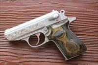 Walther PPK/S -1, 380 Auto,fully engraved by Flannery,Altamont grips,2 mags,in box with certificate