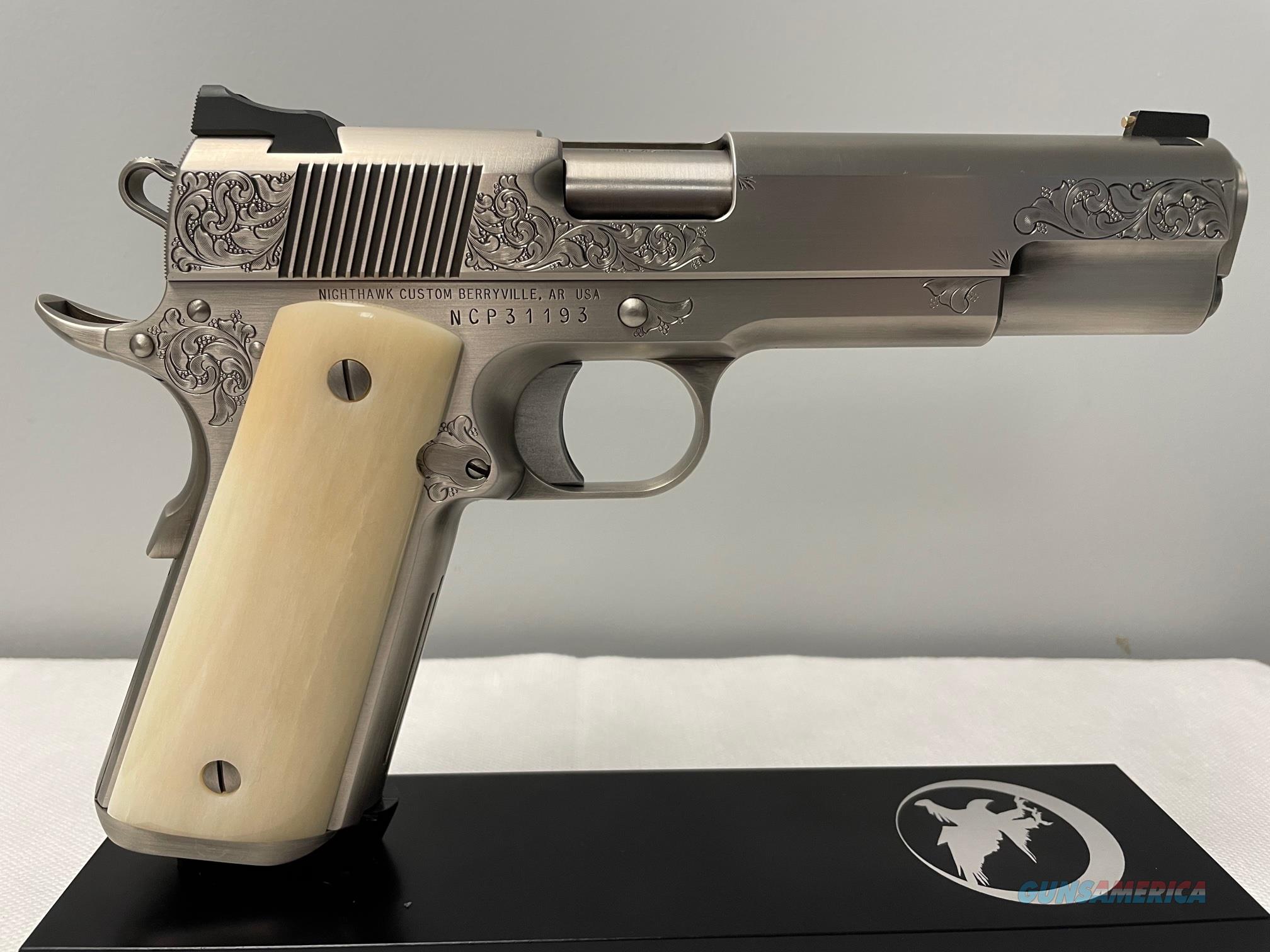 NIGHTHAWK CUSTOM ENGRAVED VIP 1911 for sale at 955150156