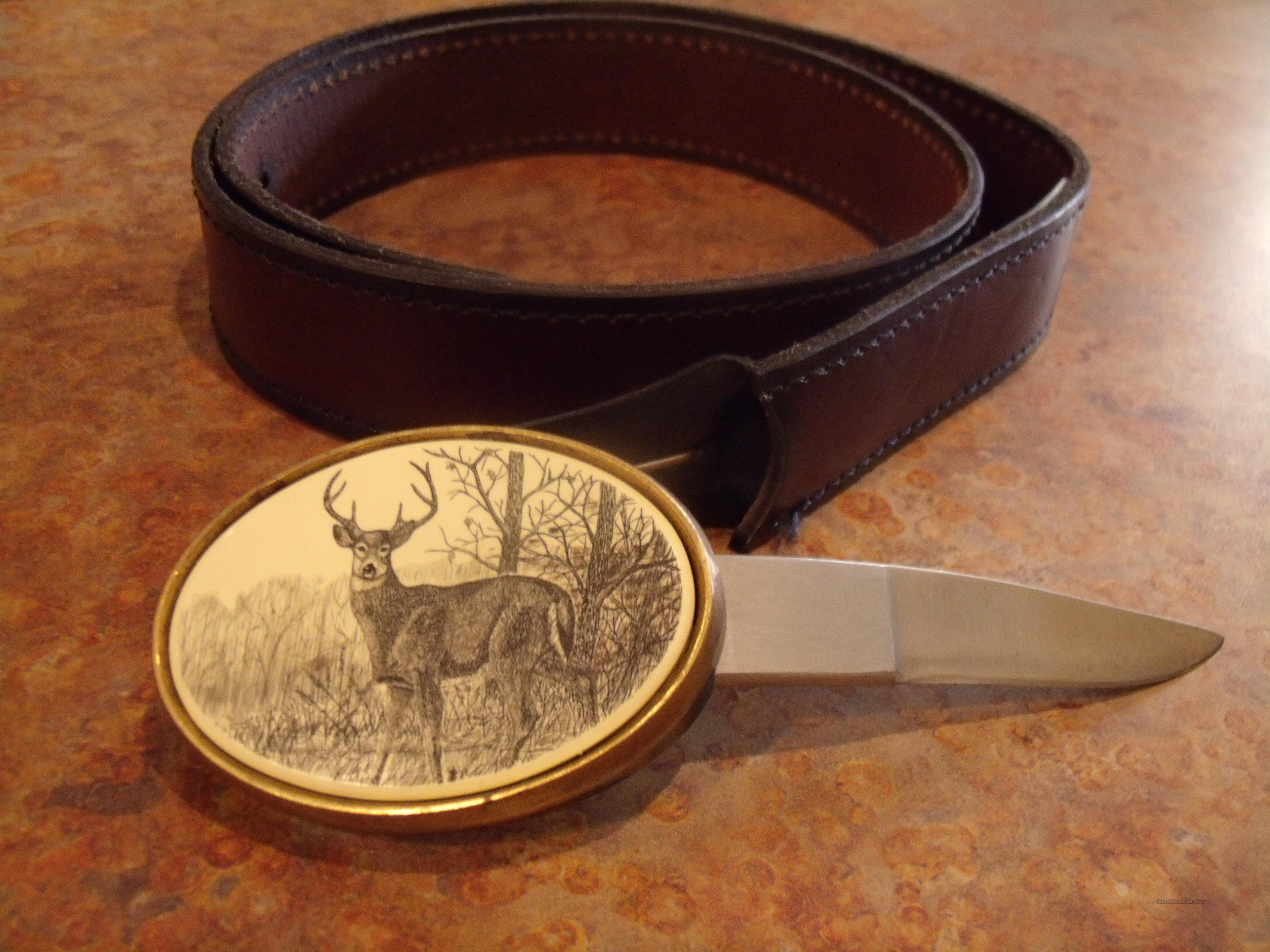 BELT BUCKLE KNIFE BY VALOIS for sale at 995207543