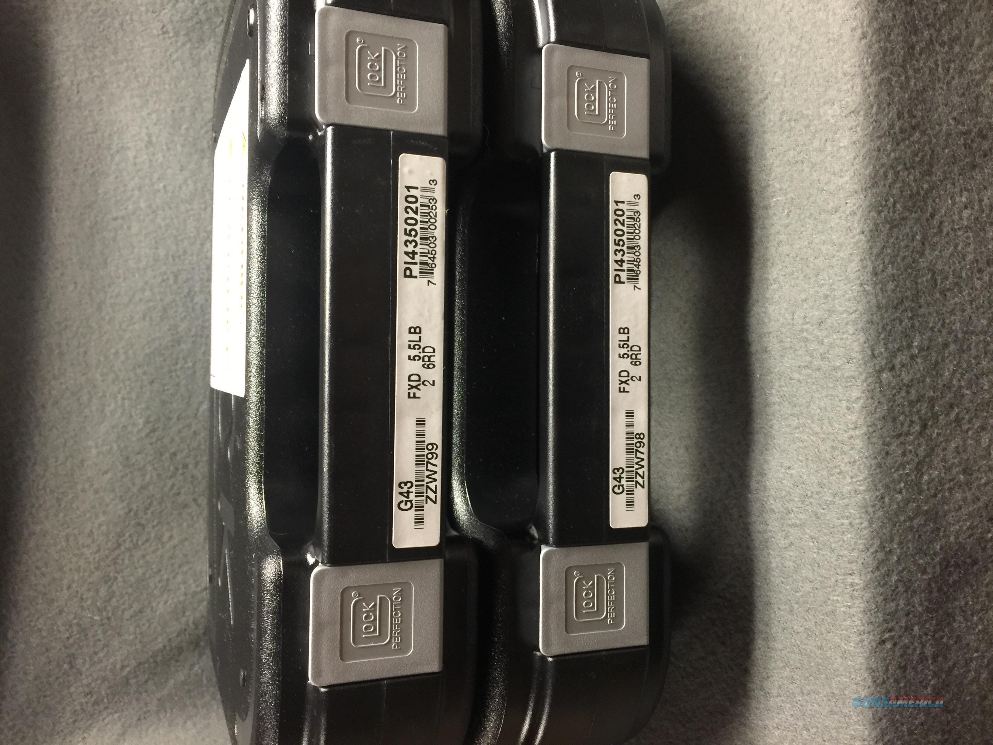 GLOCK 43 NIB WITH CONSECUTIVE SERIAL NUMB... for sale