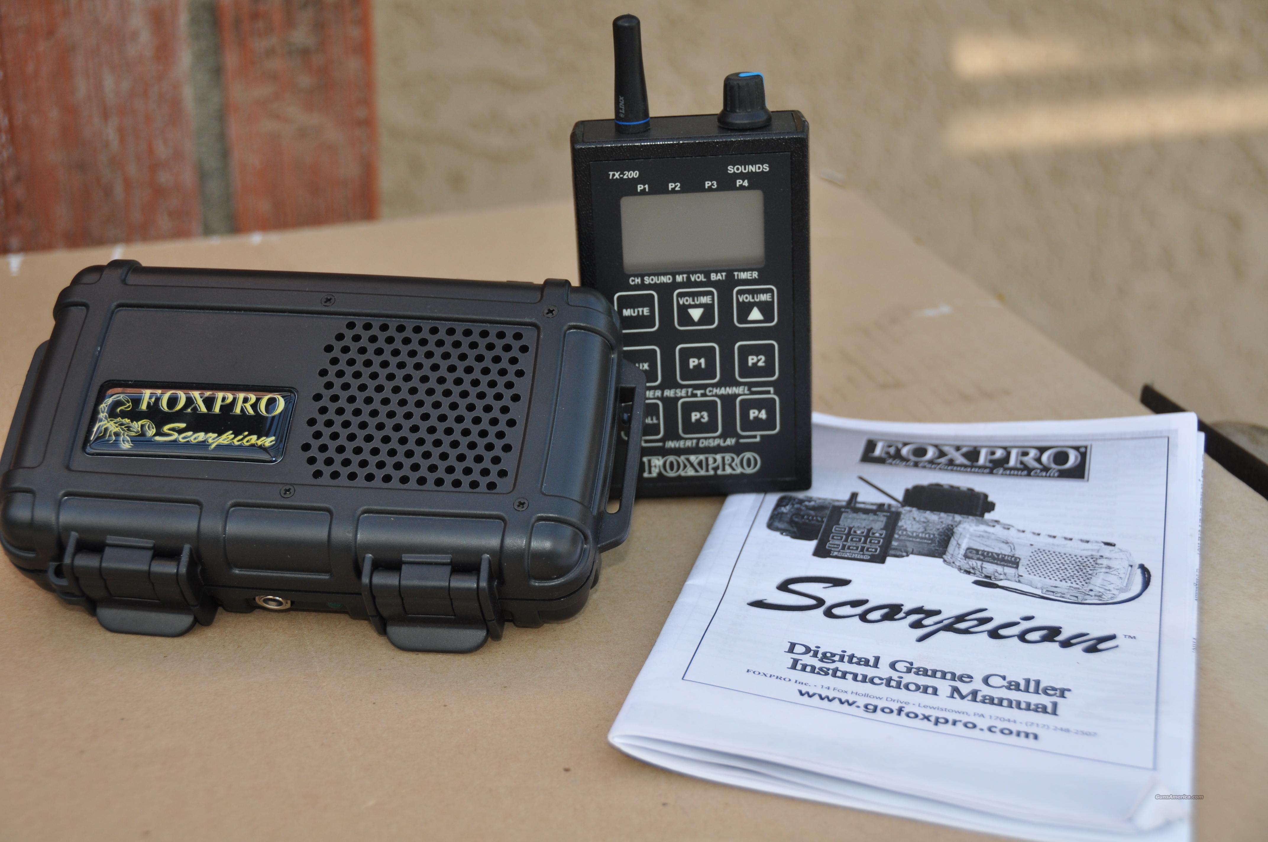 FOXPRO Scorpion electronic game cal... for sale at