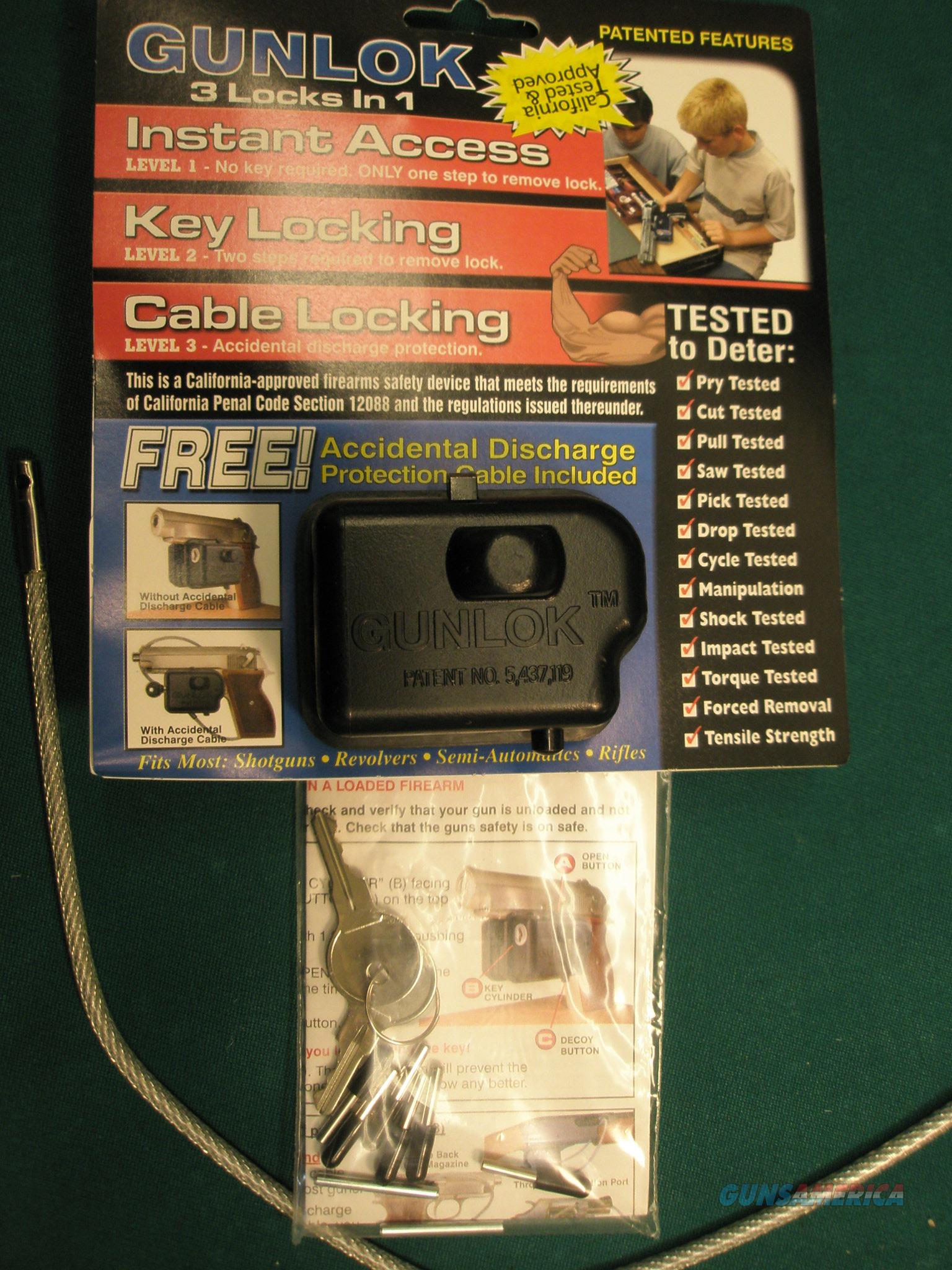 Lot of 5, GUNLOK gun locking device... for sale at