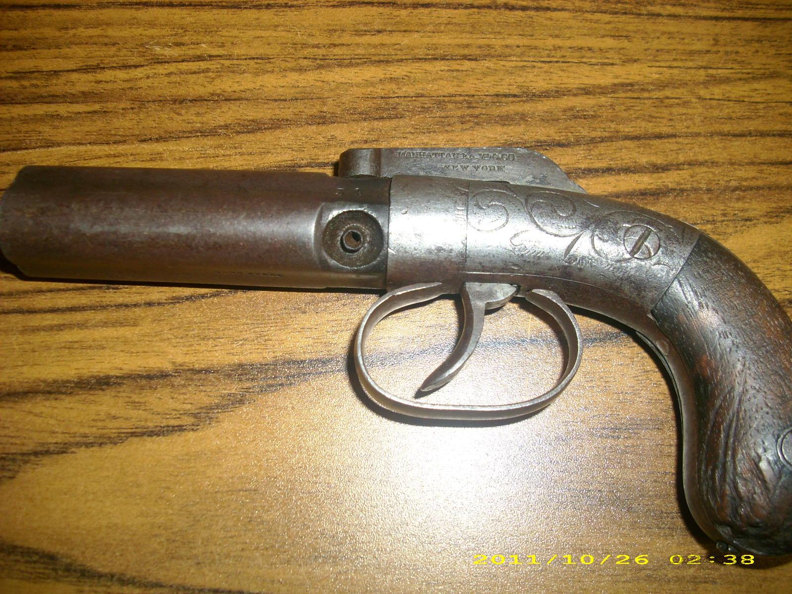 Manhattan Pepperbox .28 Caliber RARE for sale
