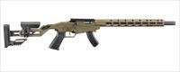 Ruger Precision Rimfire Rifle OD Green .22 LR 18" Threaded 15 Rds 8409