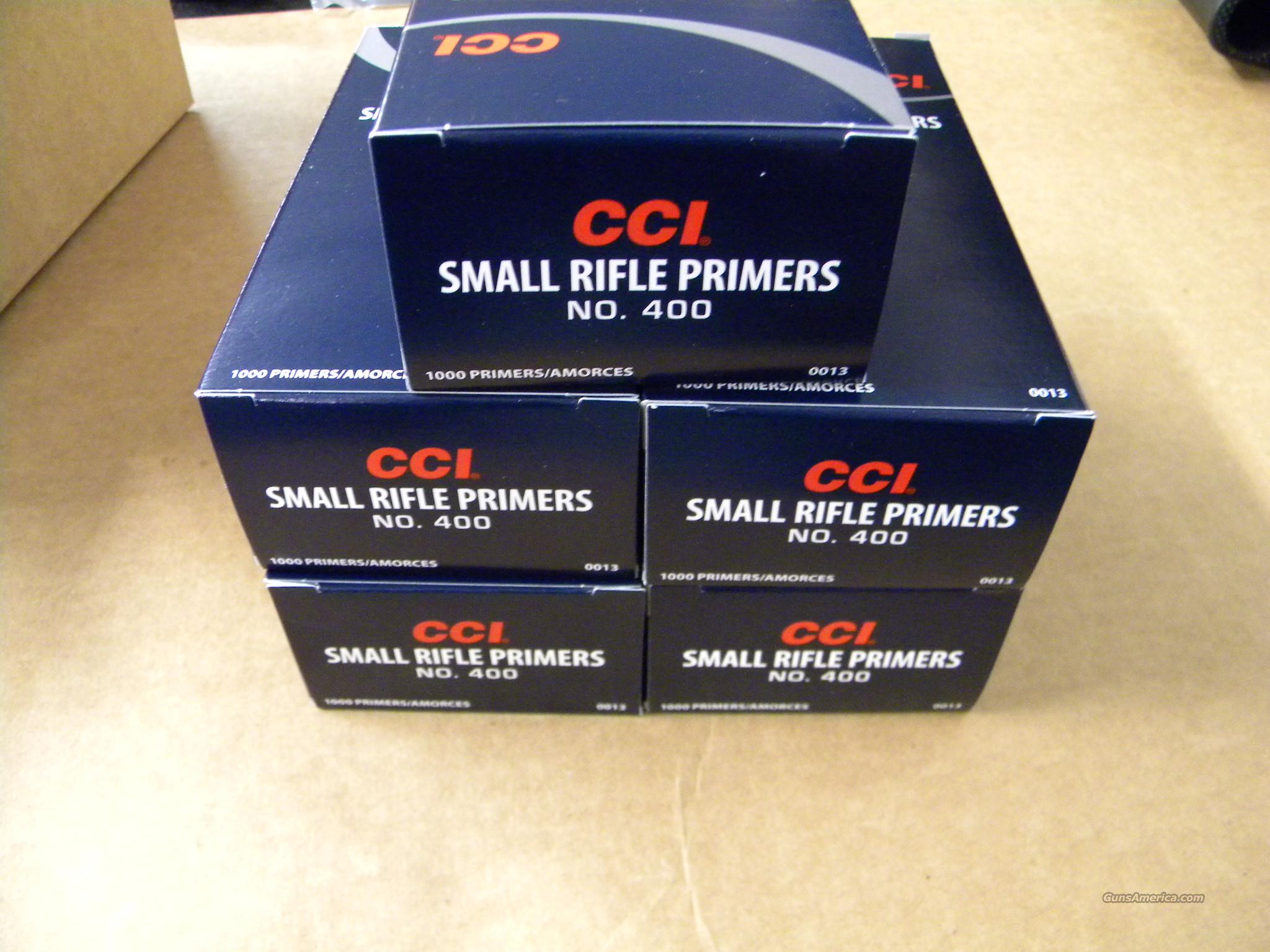 5000 CCI 400 Small Rifle Primers for sale at 930455454