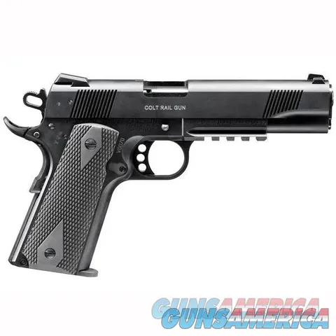 Walther Arms Colt 1911 Rail Gun .22 LR 5" TB 12 Rds Black 517.03.08