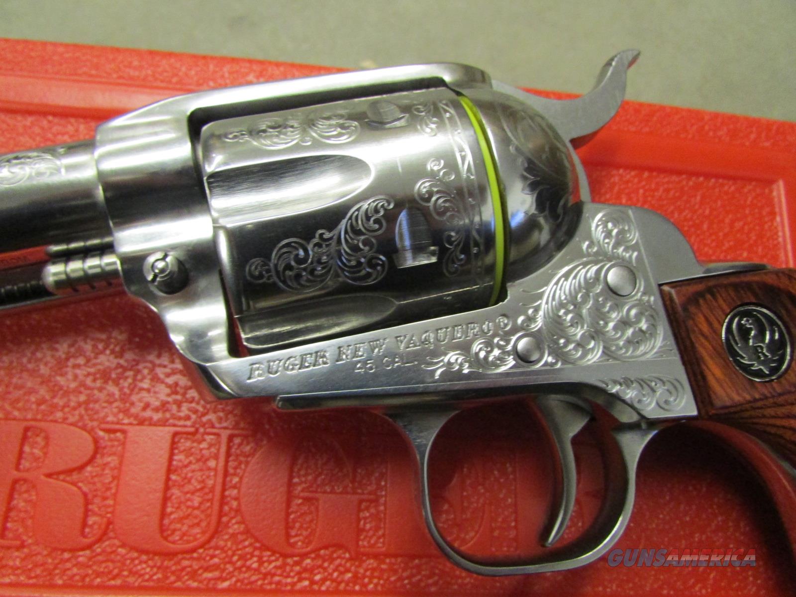 Engraved Ruger Vaquero Exclusive Si... for sale at