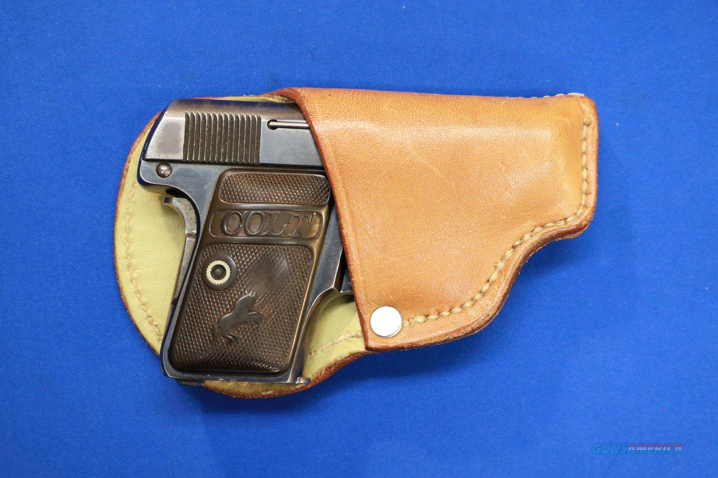 COLT 1908 POCKET HAMMERLESS .25 ACP... for sale at 907273626