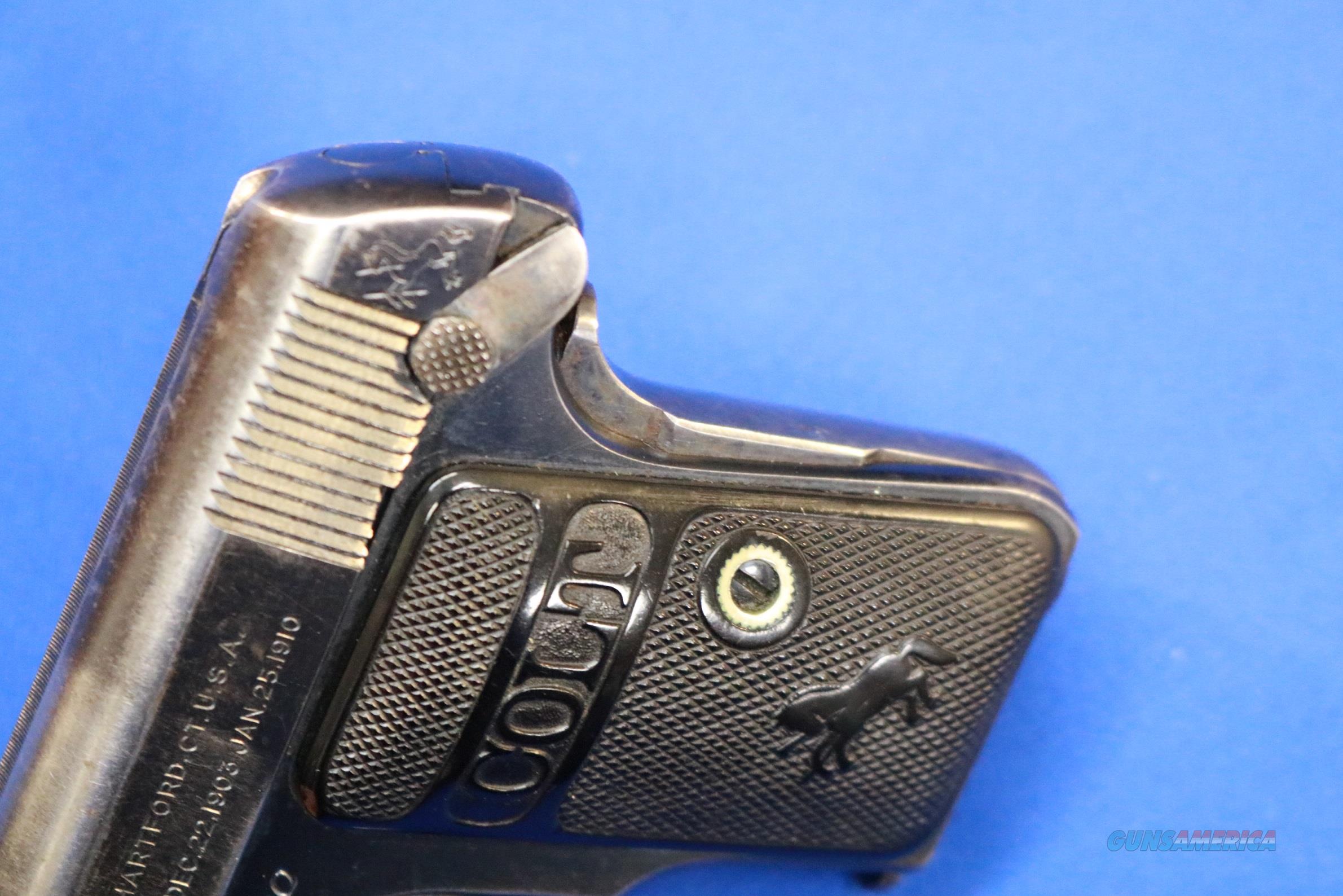 COLT 1908 POCKET HAMMERLESS .25 ACP... for sale at 907273626