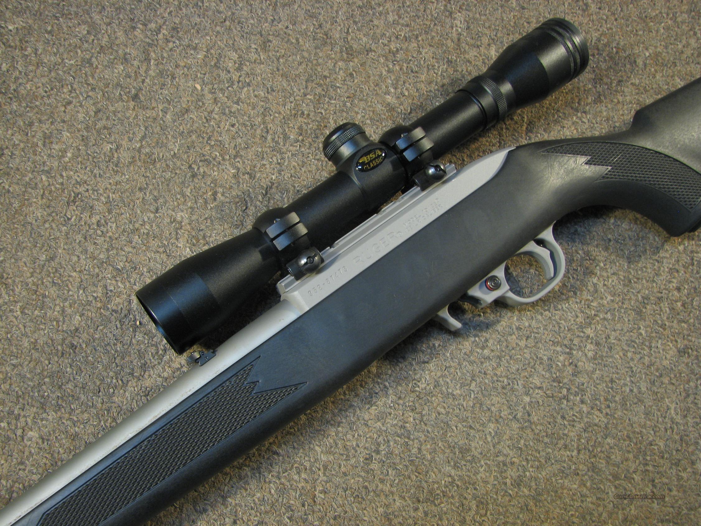 RUGER 10/22 STAINLESS SYNTHETIC .22... for sale at
