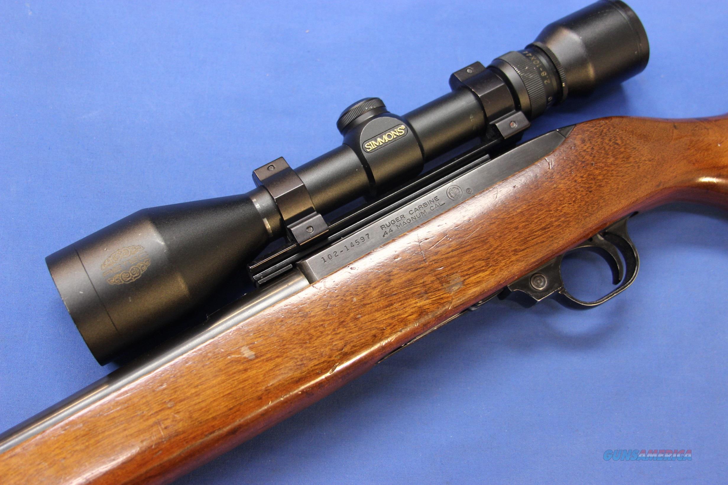 RUGER 44 CARBINE .44 MAG w/ SIMMONS... for sale at