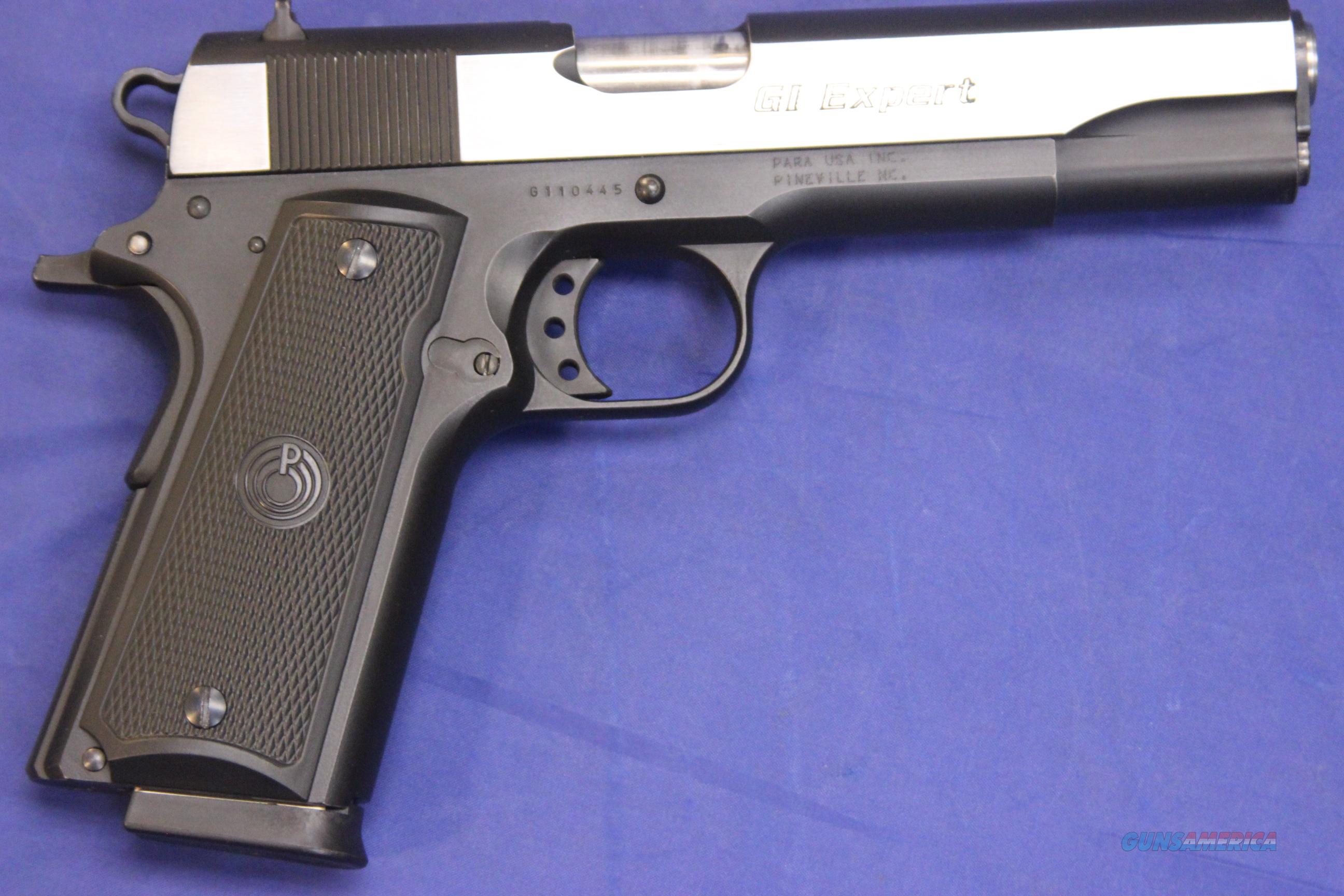 PARA ORDNANCE 1911 GI EXPERT .45 AC... for sale at Gunsamerica.com
