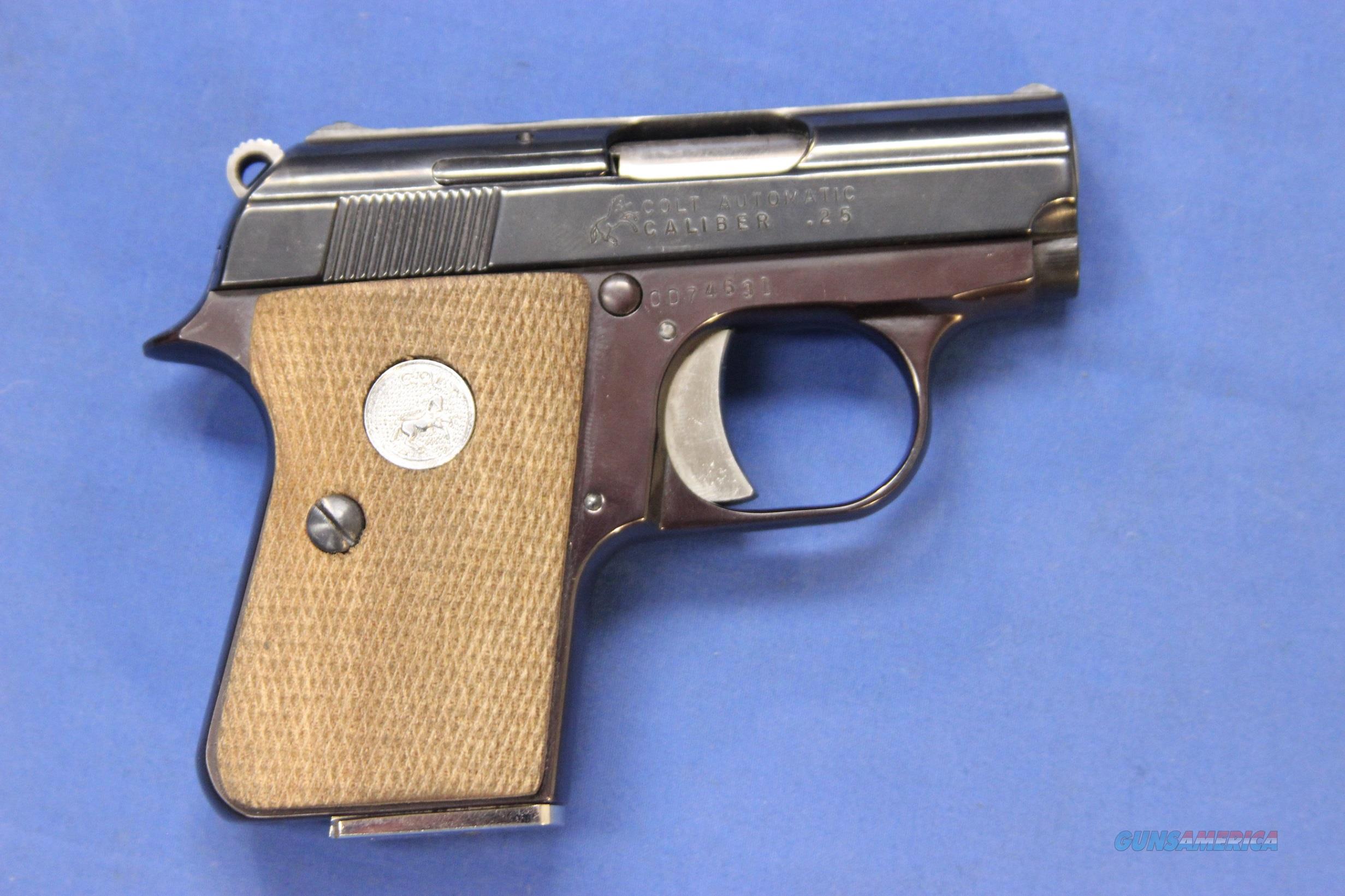 COLT AUTOMATIC CALIBER .25 PISTOL. for sale at