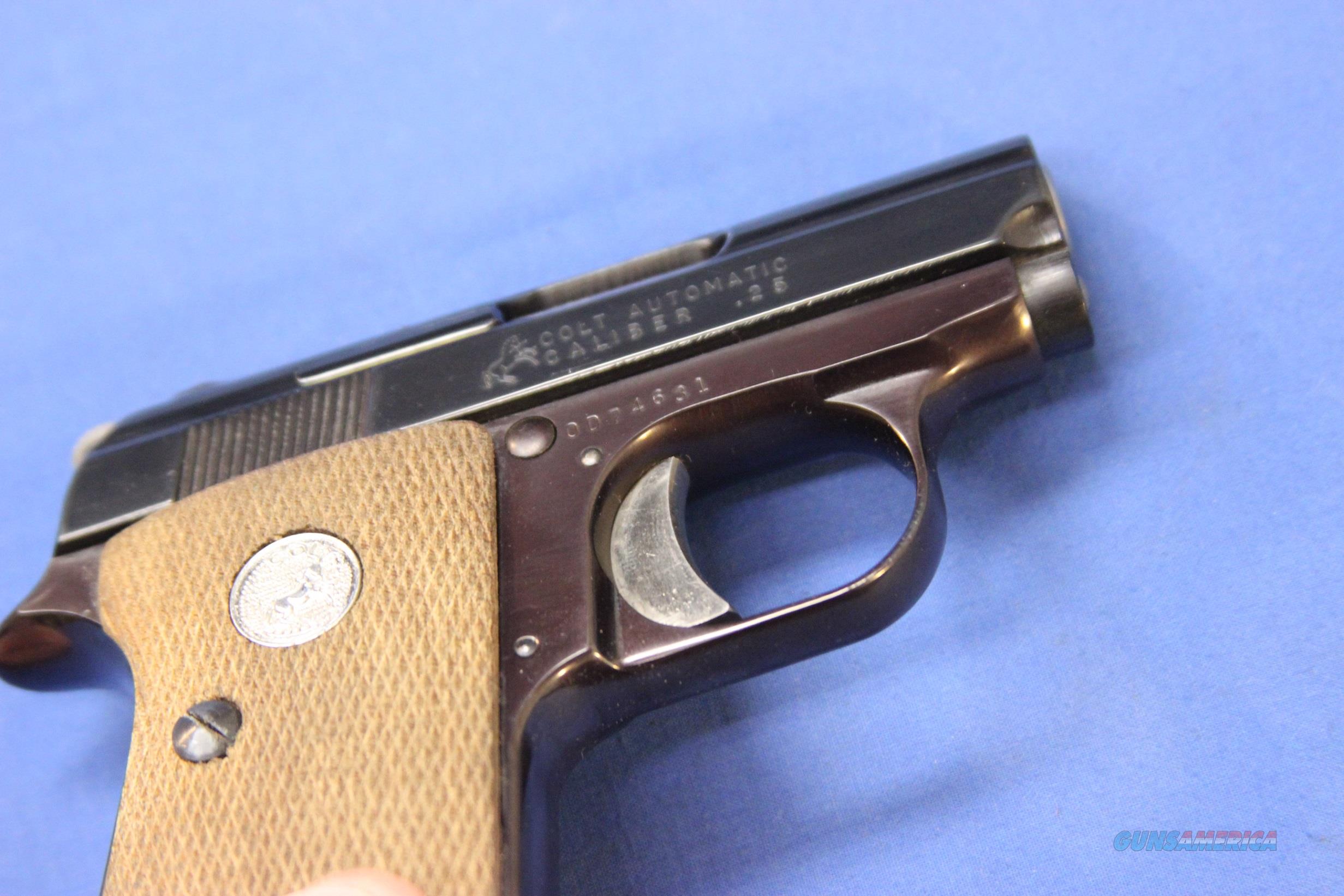 COLT AUTOMATIC CALIBER .25 PISTOL. for sale at