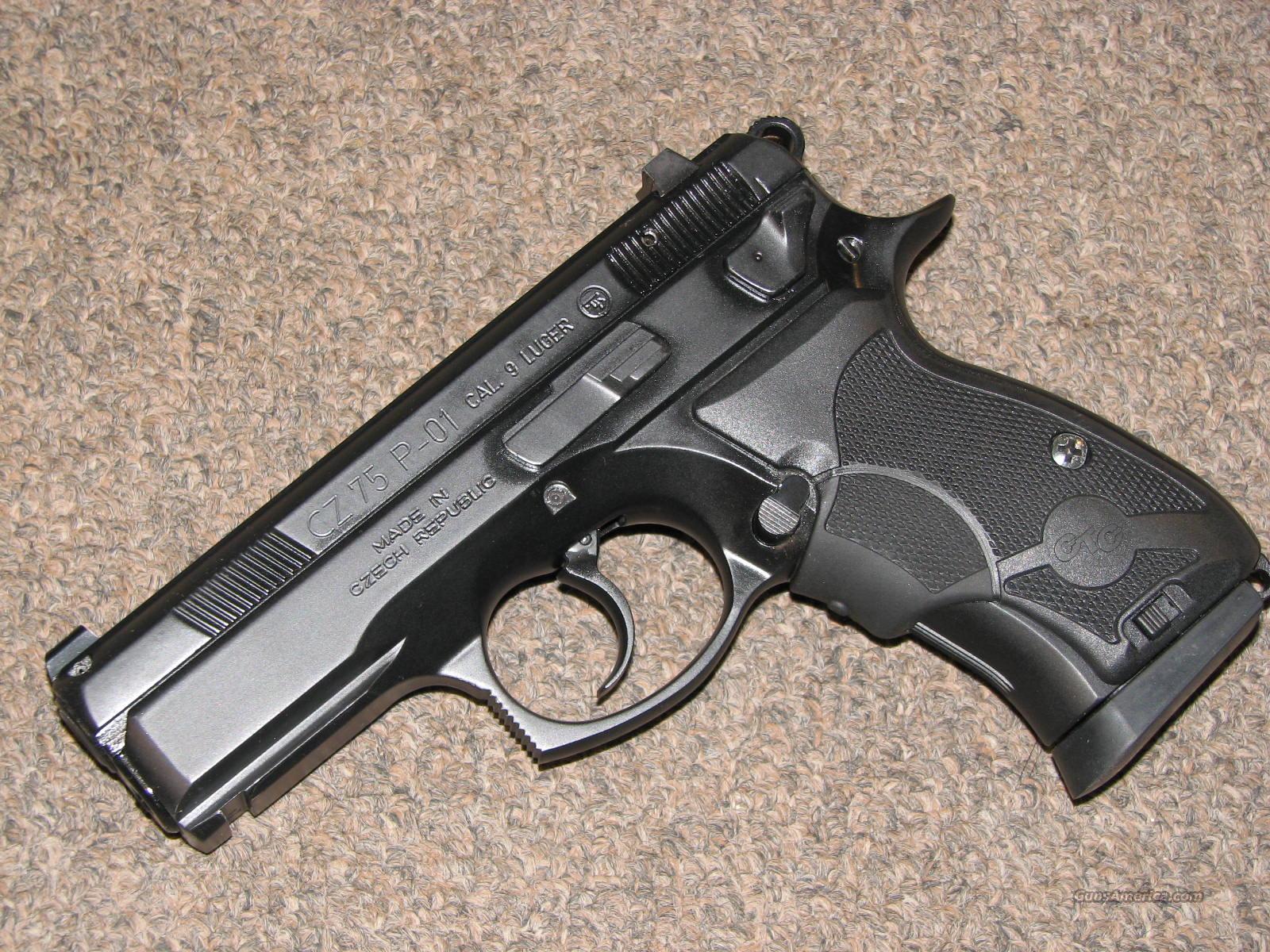 CZ 75 P01 9mm w/ CRIMSON TRACE AND... for sale at