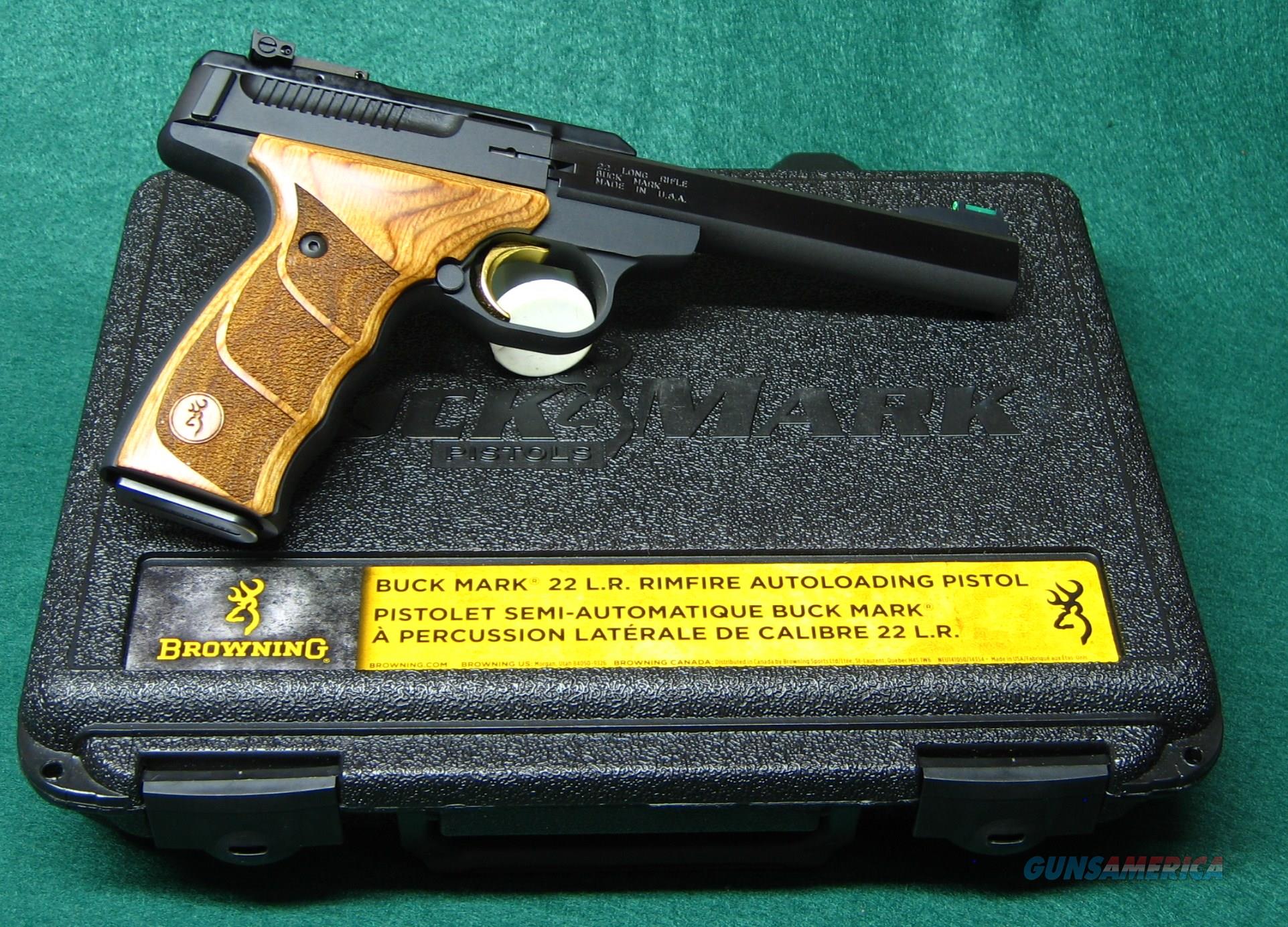 BROWNING BUCK MARK 5 1/2" SLAB SIDE .22 LR RIMF... for sale