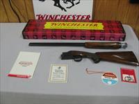 7629 Winchester 101 20 gauge 28 barrels mod & full, 2 3/4 &3 inch chambers, NEW IN BOX, hang tag, all papers, unfired, the early good one., pistol grip, butt plate, ejectors,front brass bead, vent rib, SERIALIZED BOX MATHCES THE SHOTGUN, no