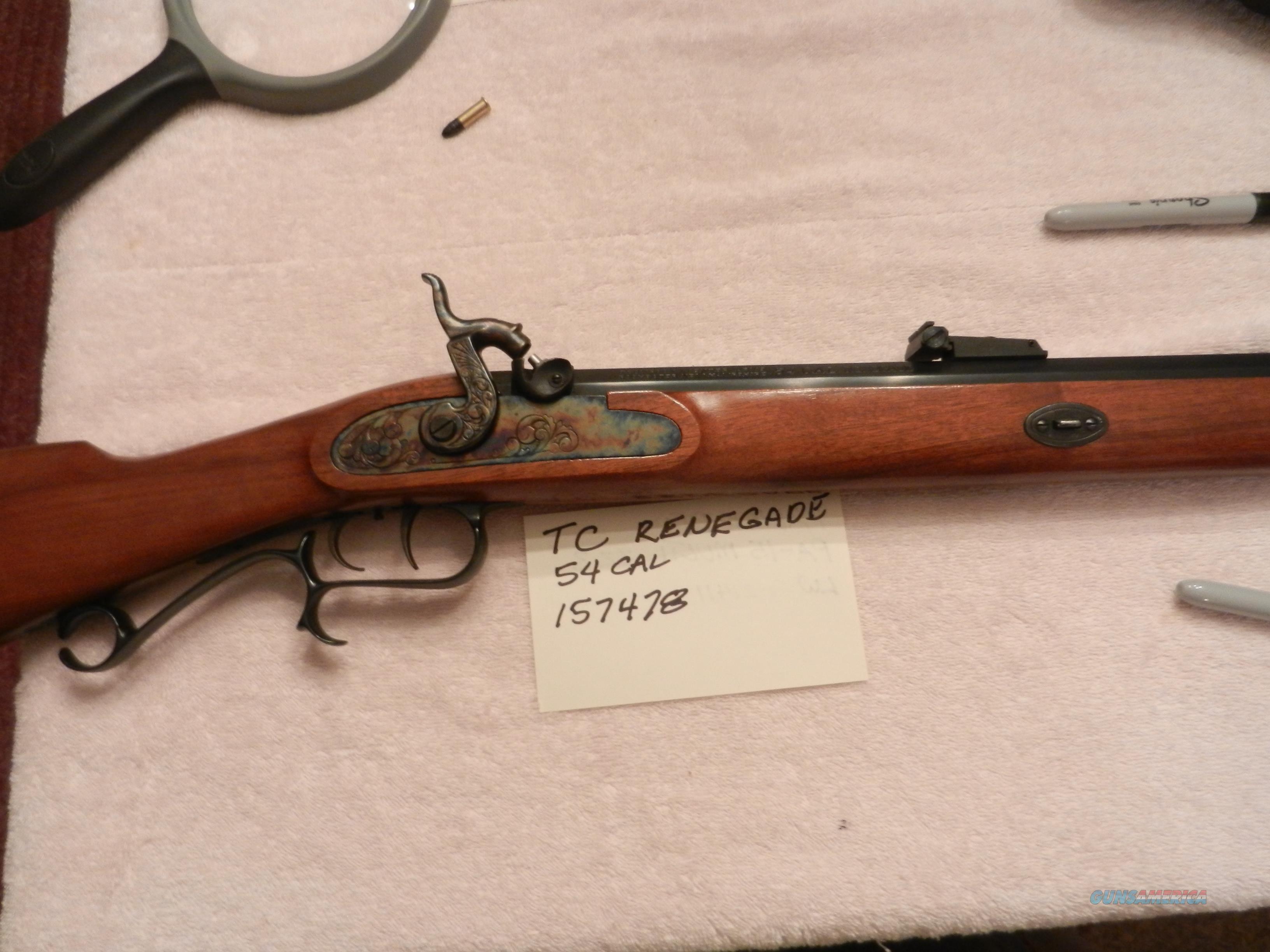 /UserImages/53710/924196505 9468846.jpg. Description: Thompson Center  Renegade, 54 Cal. Very good condition with ...