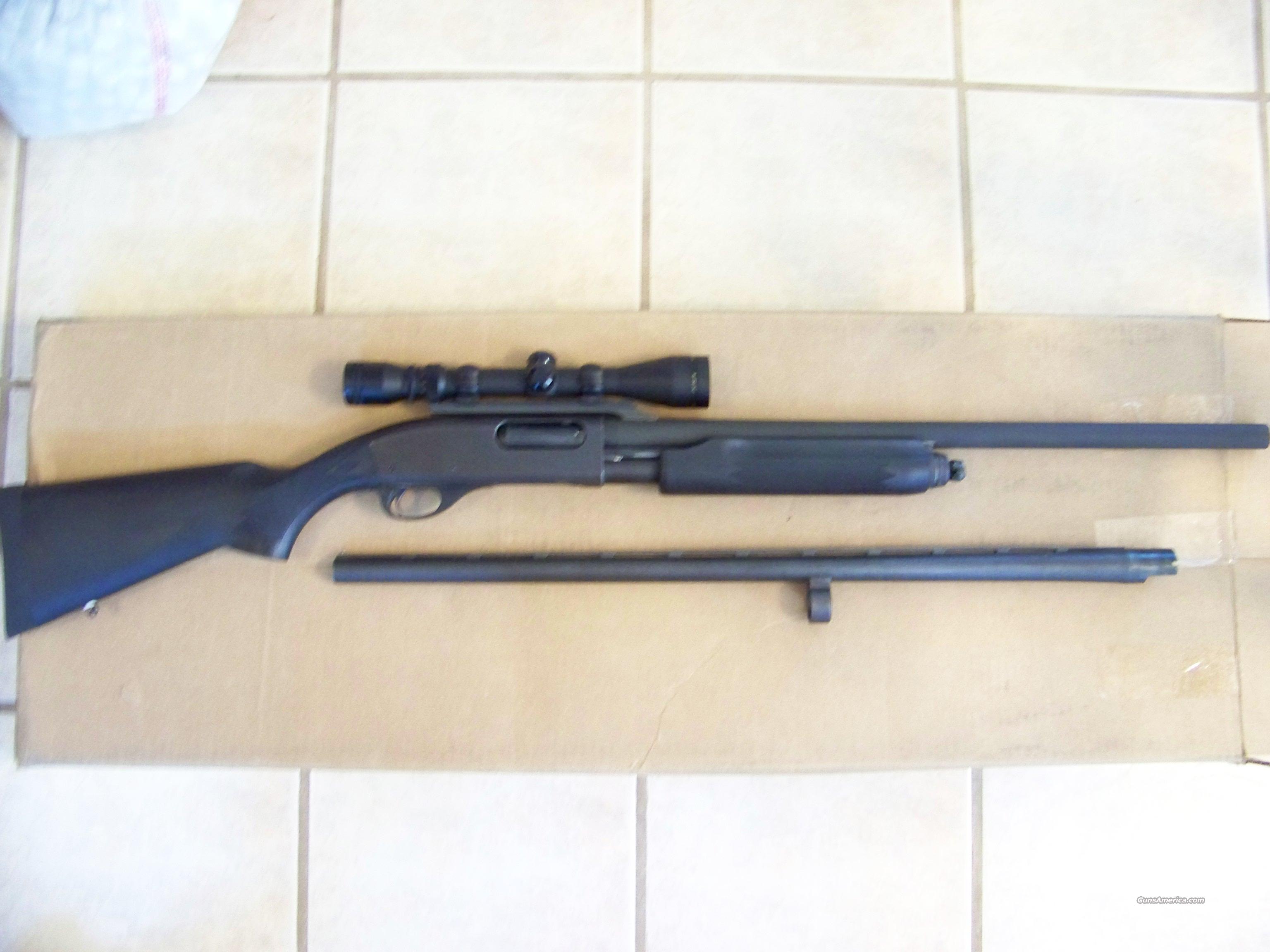 remington 870 12g combo with scope for sale at