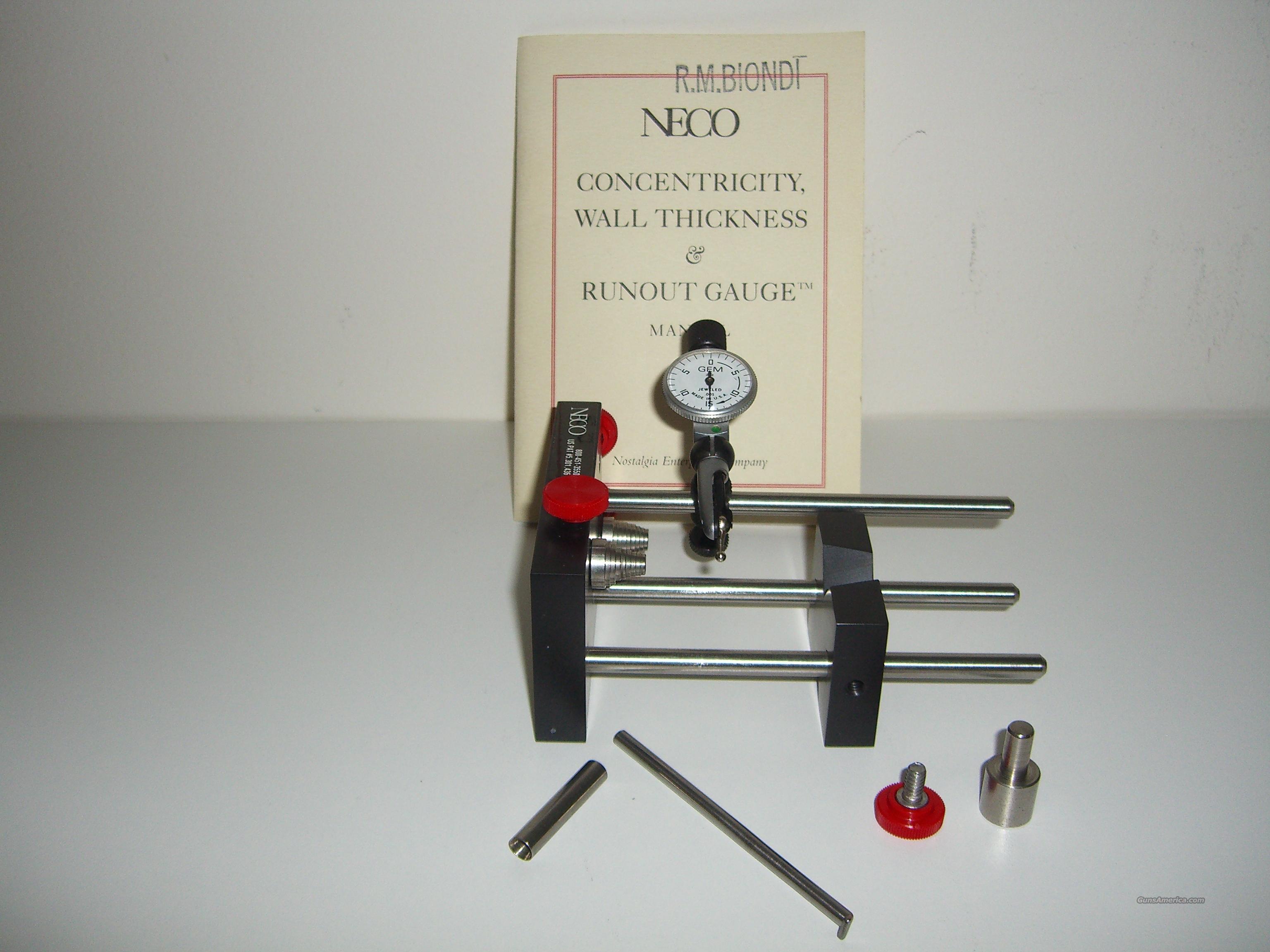 NECO Concentricity gauge for sale at 913972940