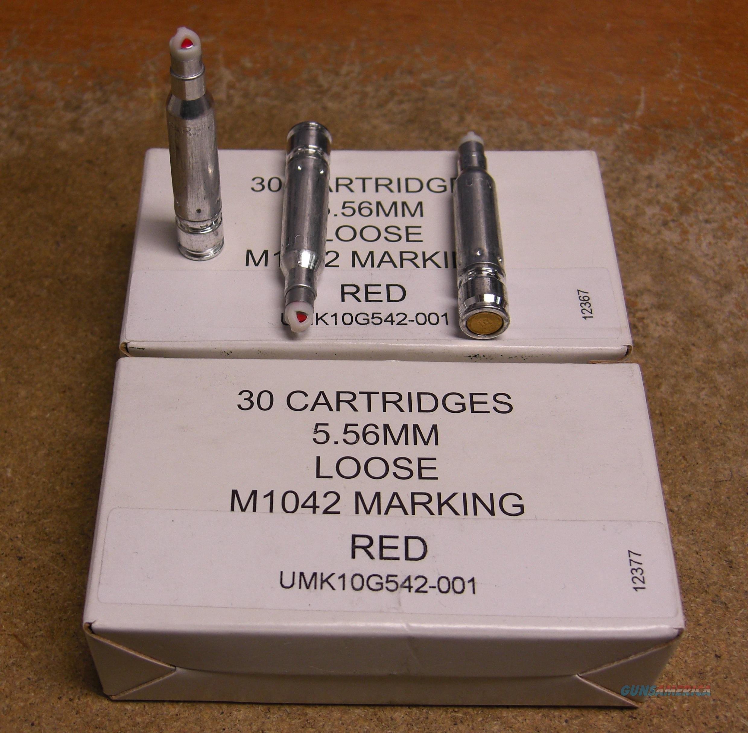 5.56mm M1042 Marking Red rounds 2 b... for sale at