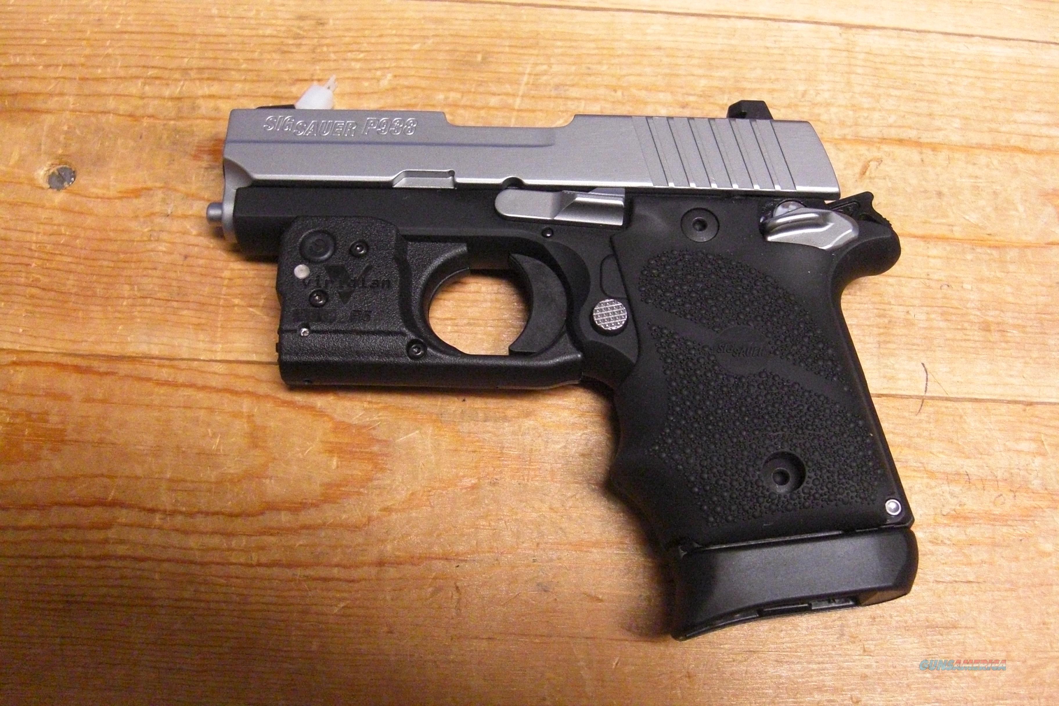 Sig Sauer P938 w/Viridian red dot l... for sale at