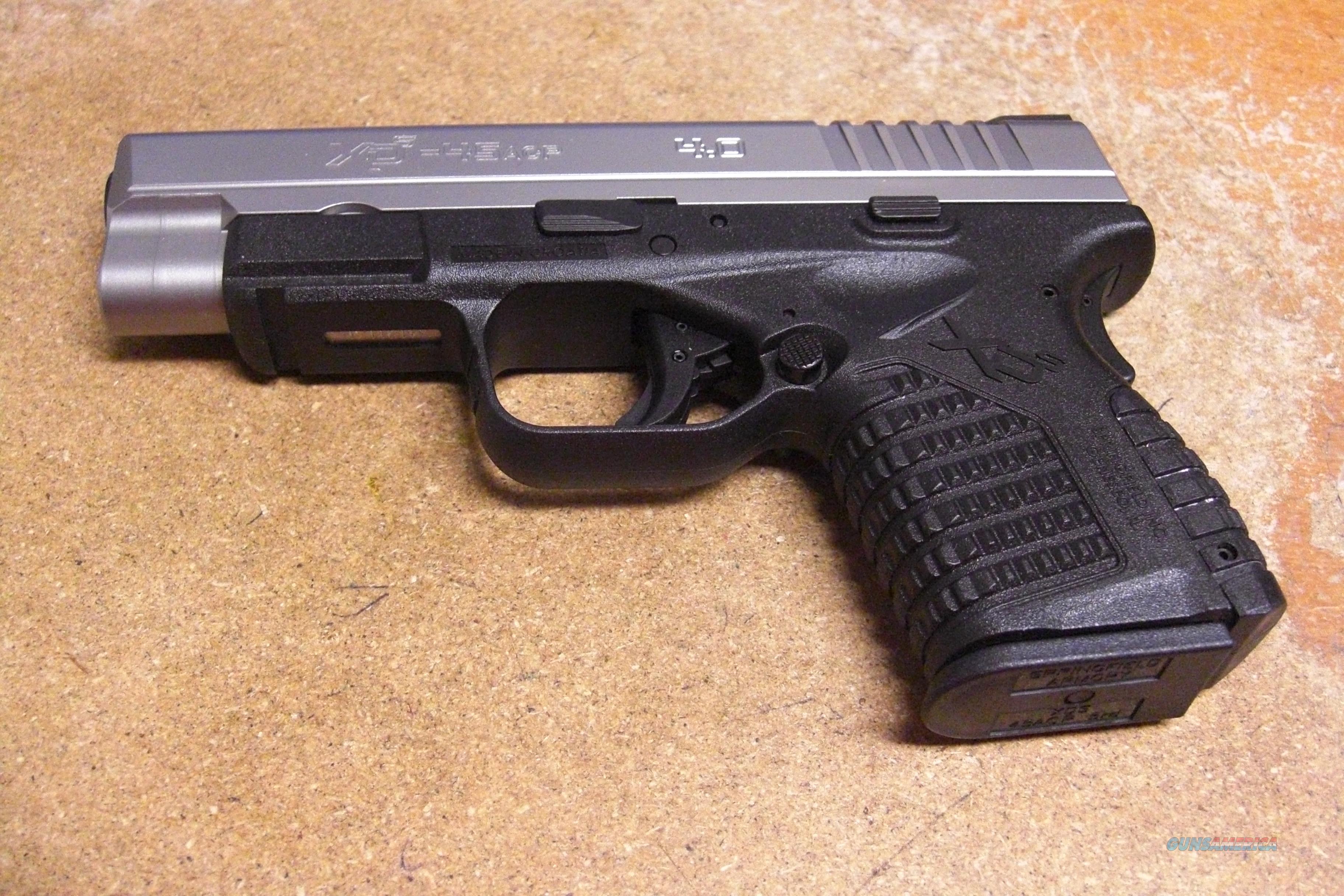 XDS45 w/stainless slide, 4" bbl. for sale at 965781234