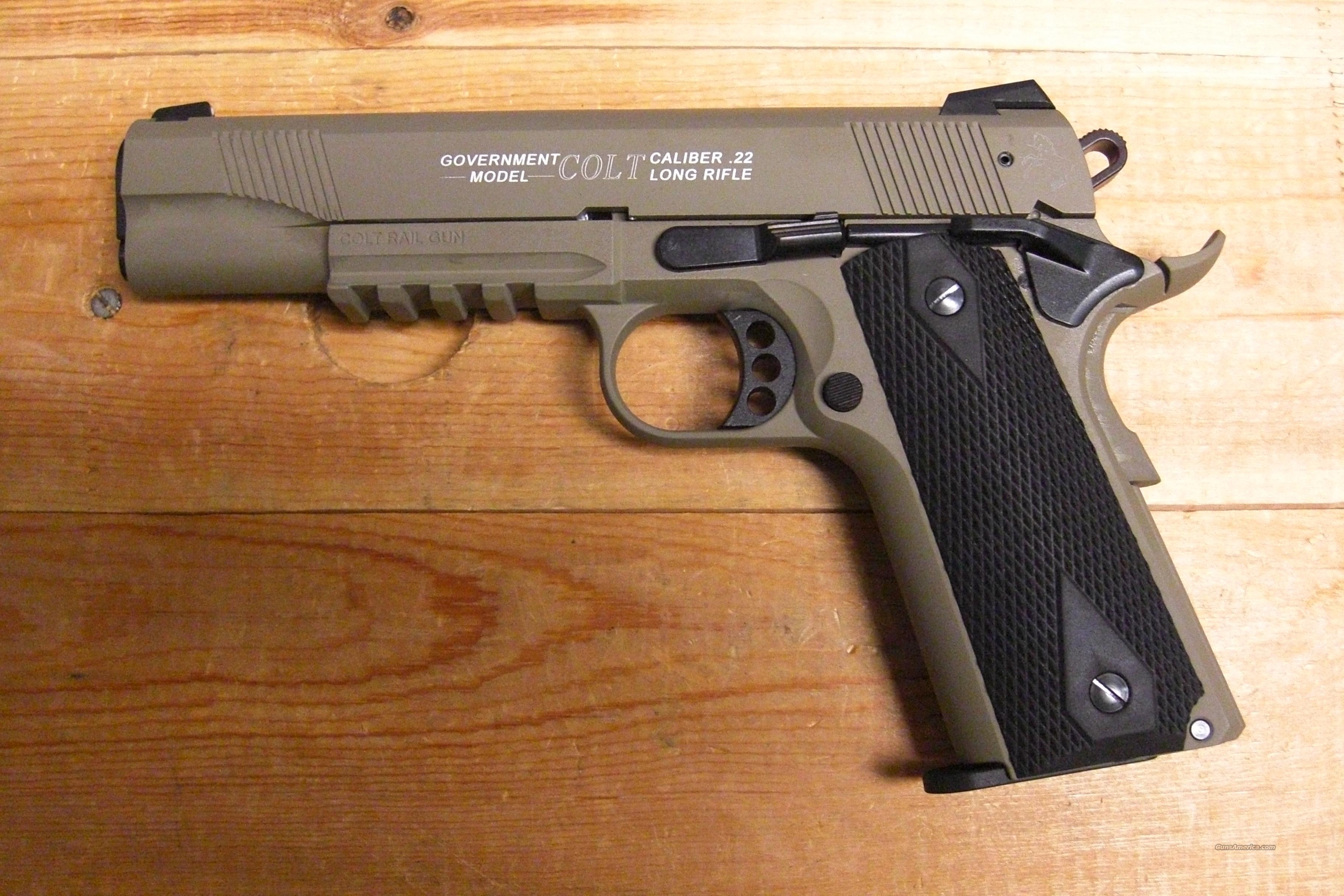 1911 Rail Gun w/FDE finish for sale at 968005919