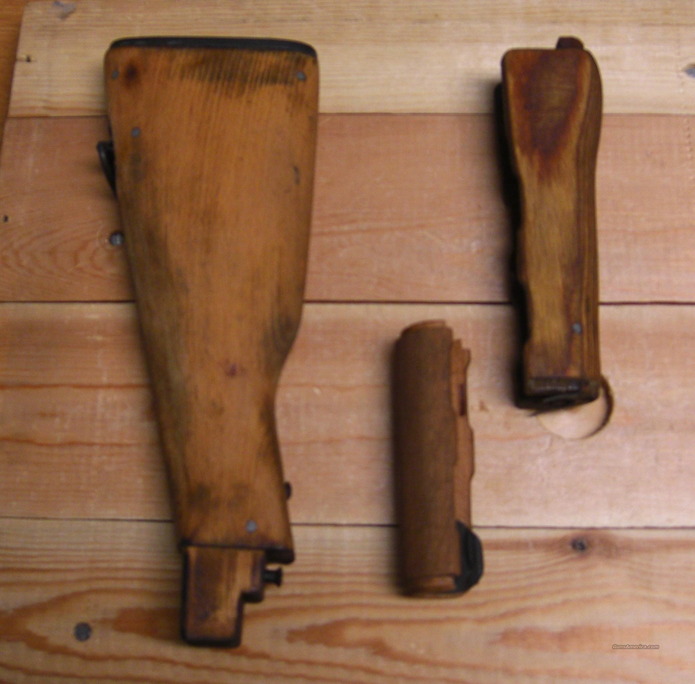 AK47 wood stock set for sale at 974727990