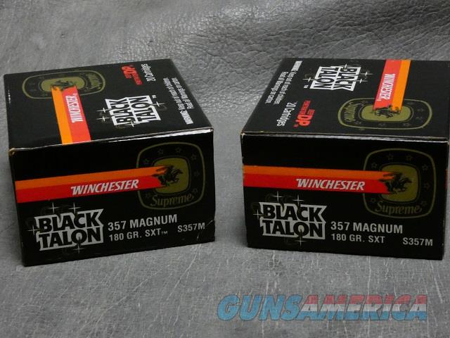 Winchester Black Talon 357 Mag 180 ... for sale at Gunsamerica.com ...