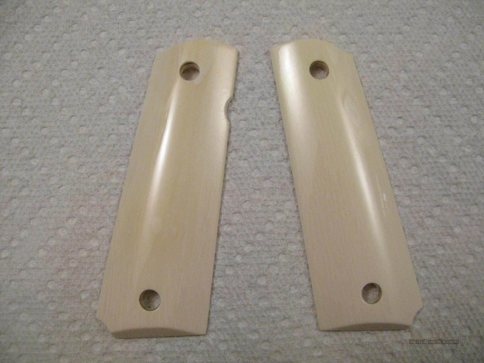 Colt 1911 Real Elephant Ivory Grips for sale