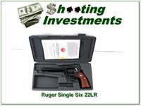 Ruger Single Six Bisley 6.5in engraved cylinder 22LR