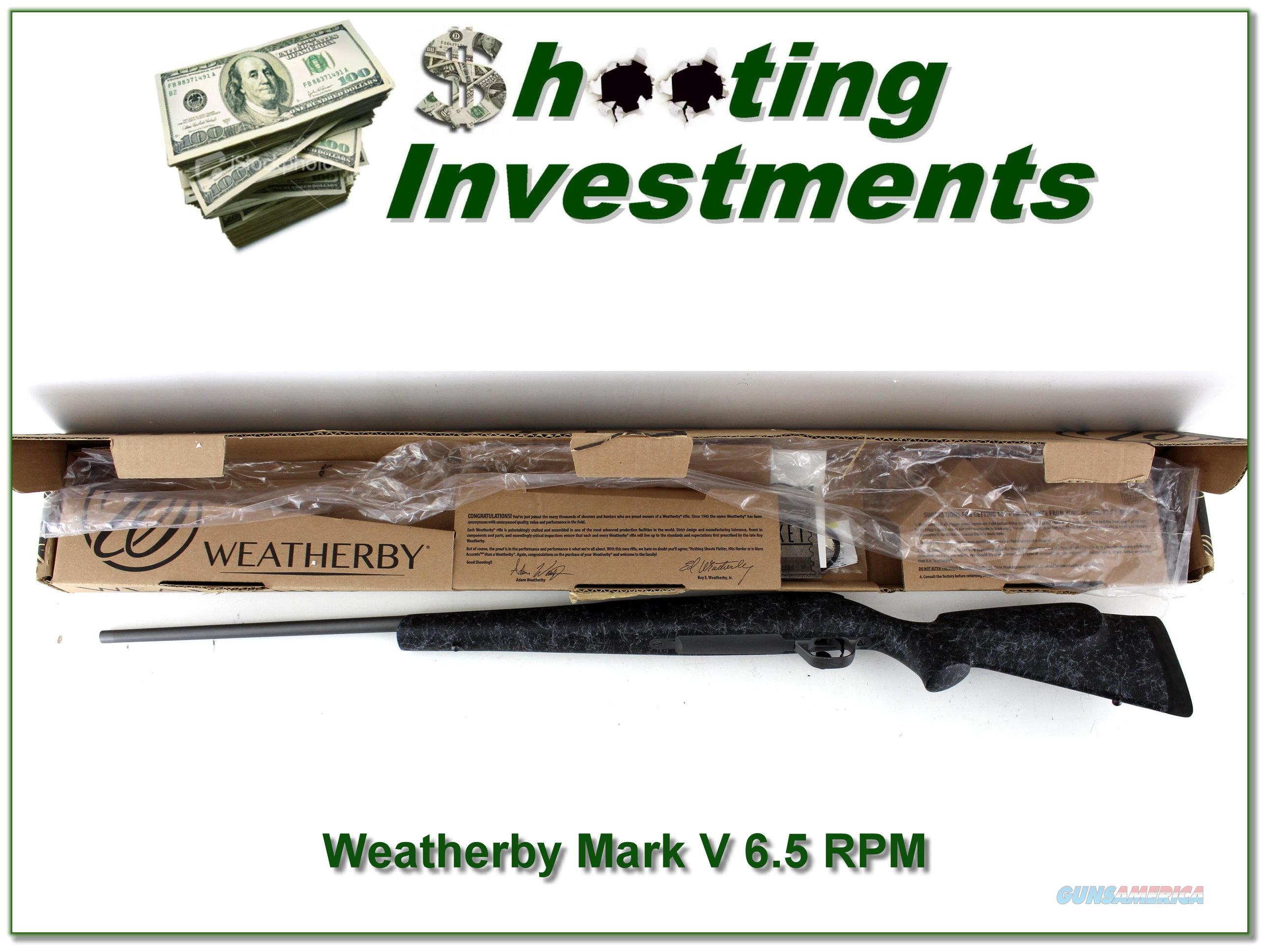Weatherby Mark V Weathermark 6.5 RP... for sale at