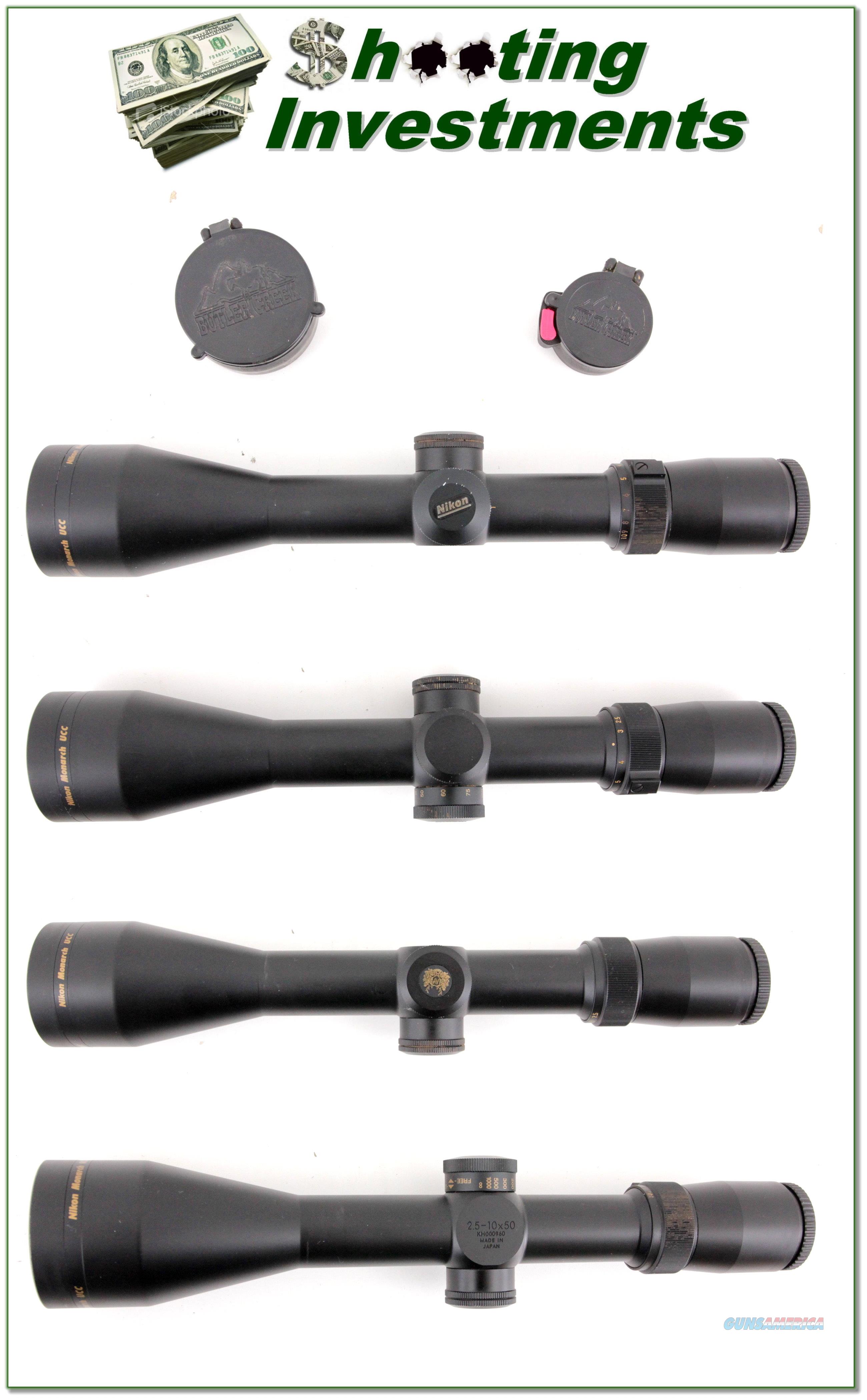 Nikon Monarch Gold 30mm 2.510 x 50... for sale at 909205953