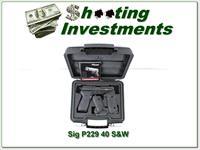 Sig Sauer P229 SAS 40 S&W near new in case